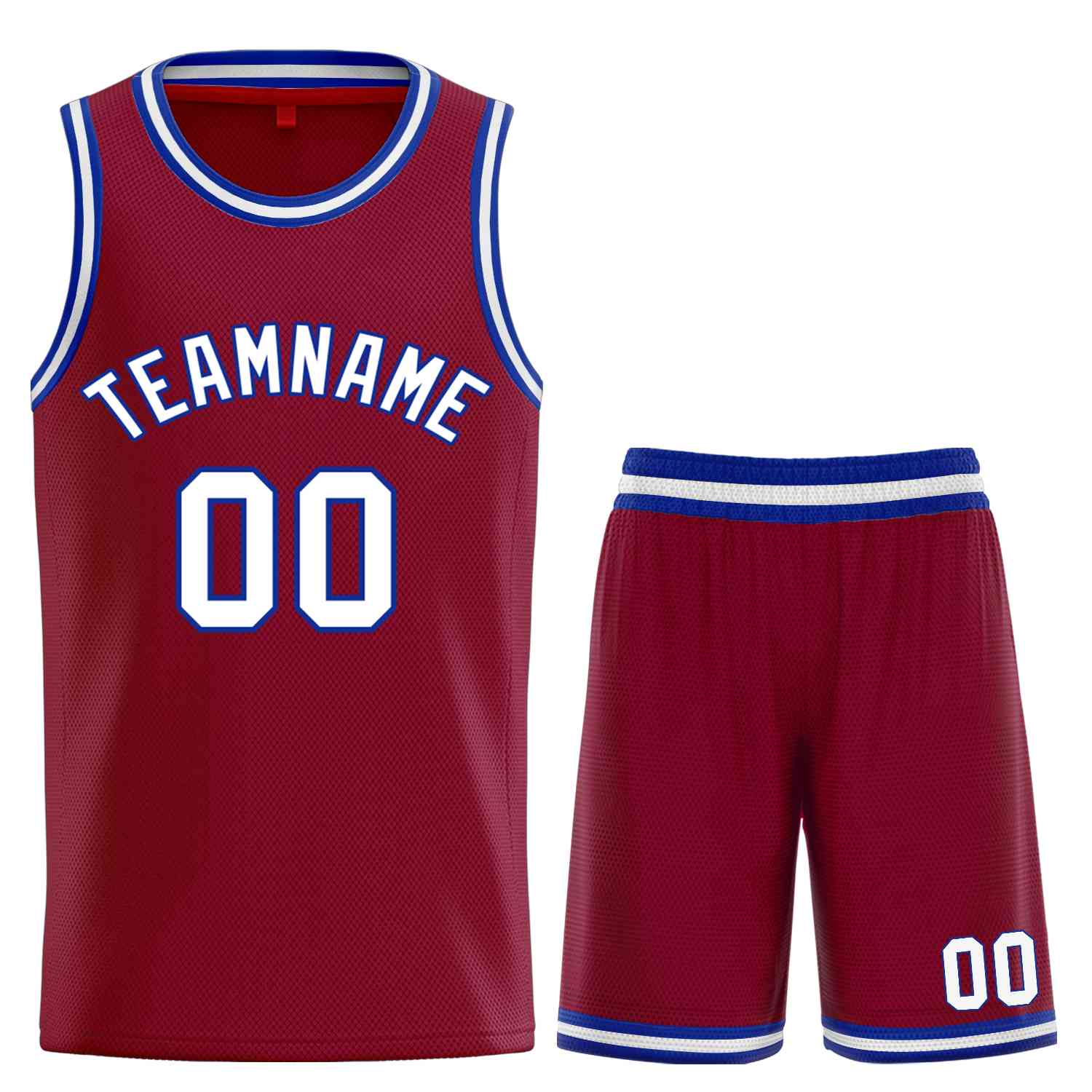Custom Classic Sets gebogenes Basketballtrikot