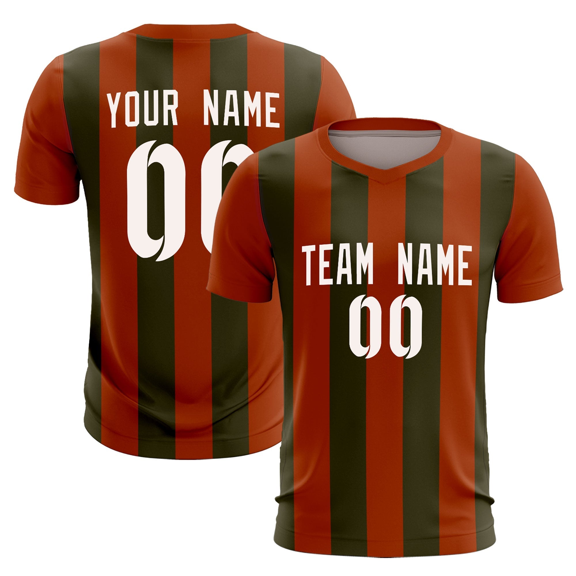 Benutzerdefinierte vertikale Streifen Casual Outdoor-Fußball-Sets-Trikot Benutzerdefinierte vertikale Streifen Casual Outdoor-Fußball-Sets-Trikot