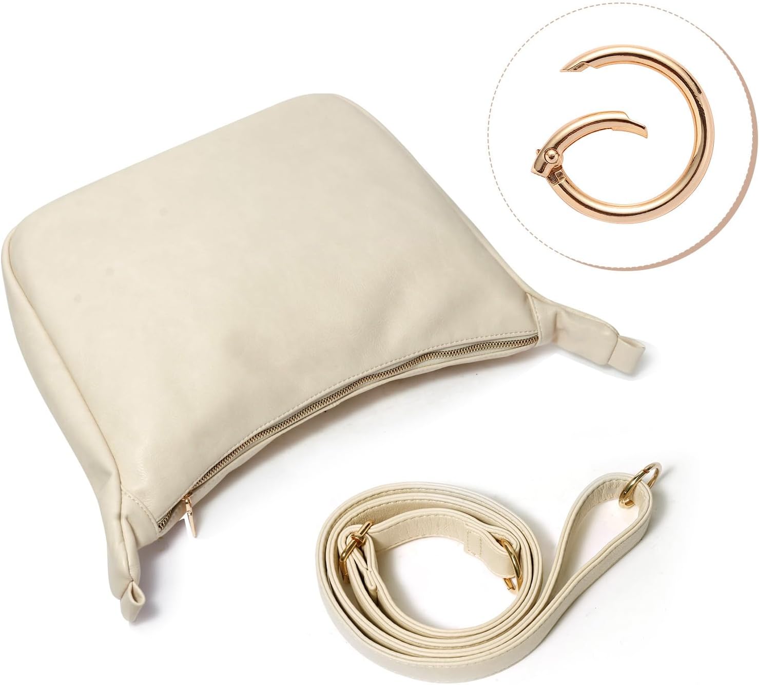 Women's Slouchy Hobo Shoulder Bag with Adjustable Strap Women's Slouchy Hobo Shoulder Bag with Adjustable Strap