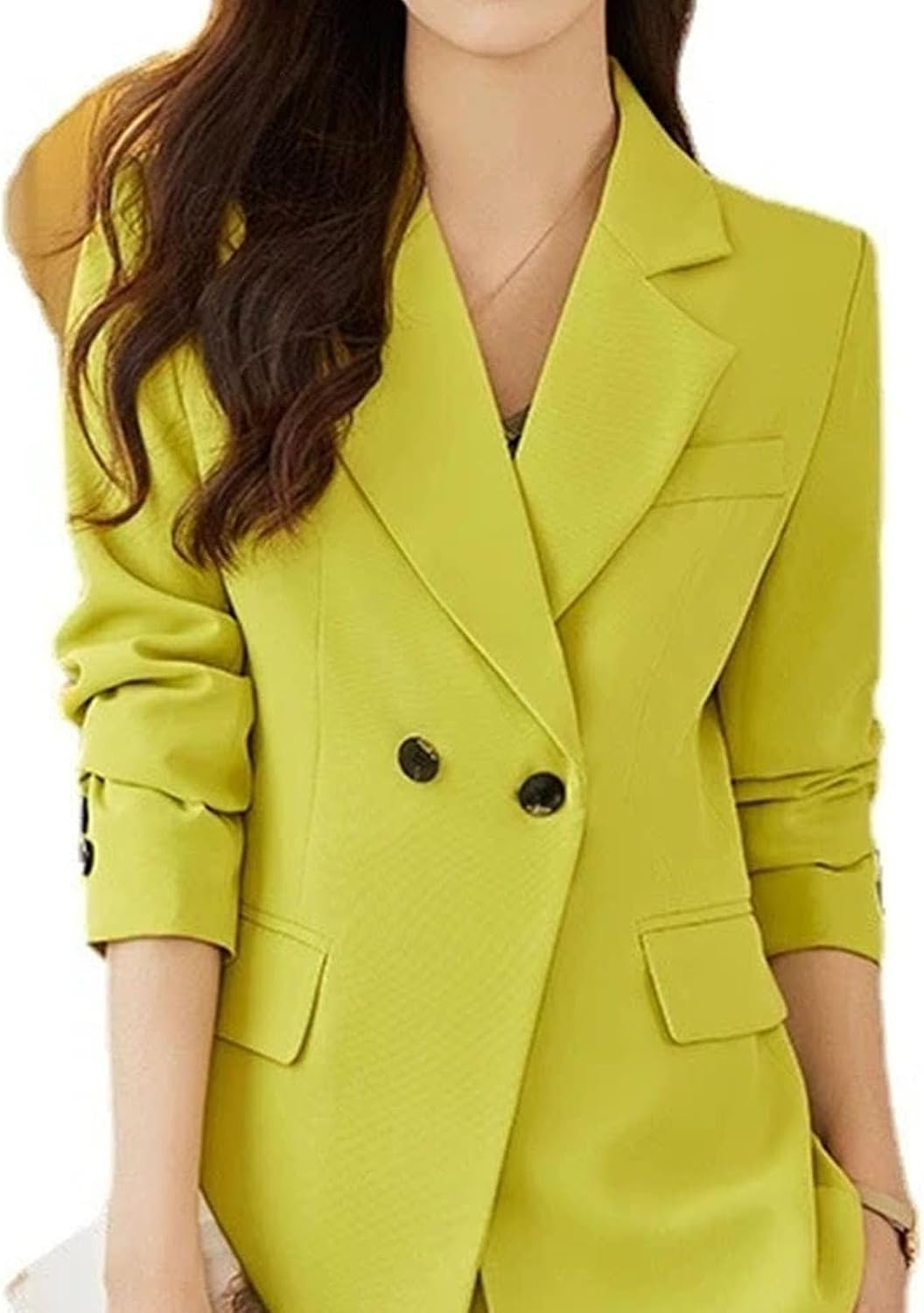 Women's Double Breasted Longline Blazer Black Women's Double Breasted Longline Blazer Black