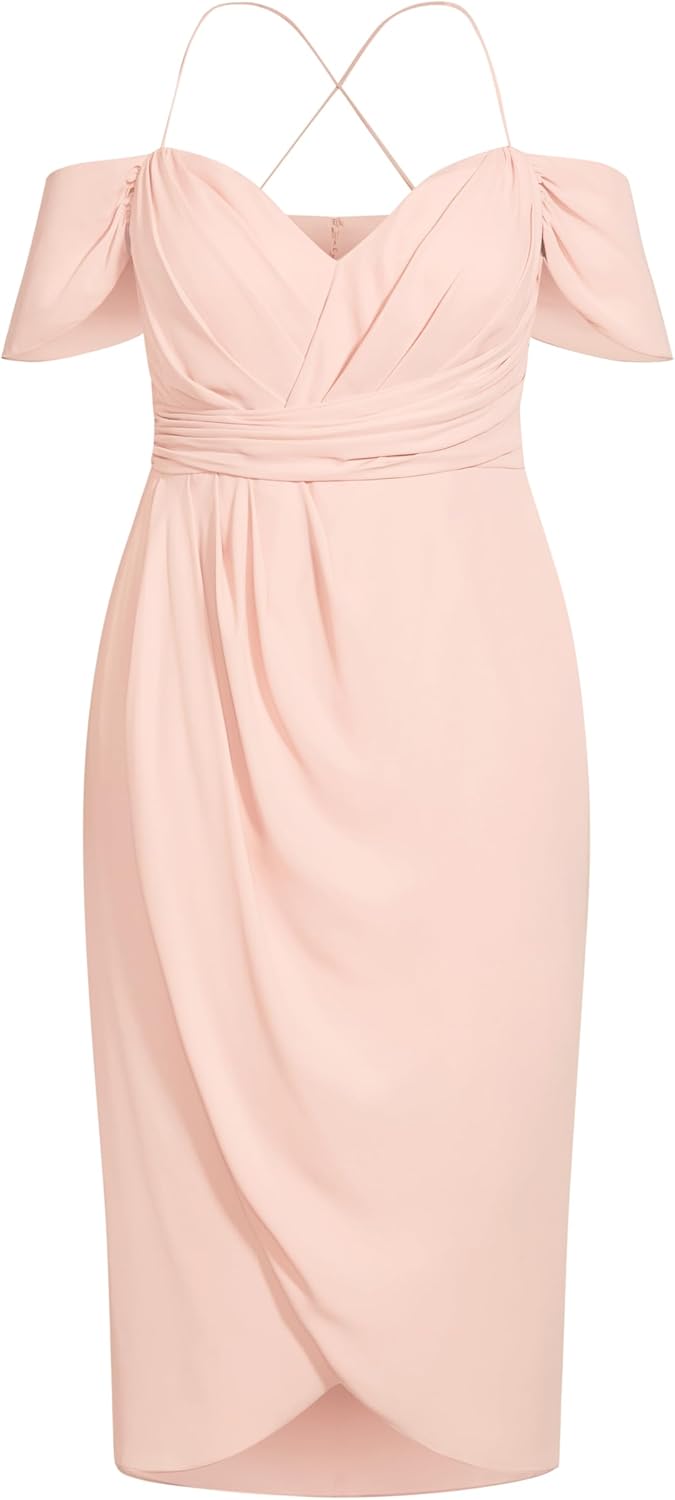 Women's Plus Size Maxi Cocktail Dress - Entwine Women's Plus Size Maxi Cocktail Dress - Entwine