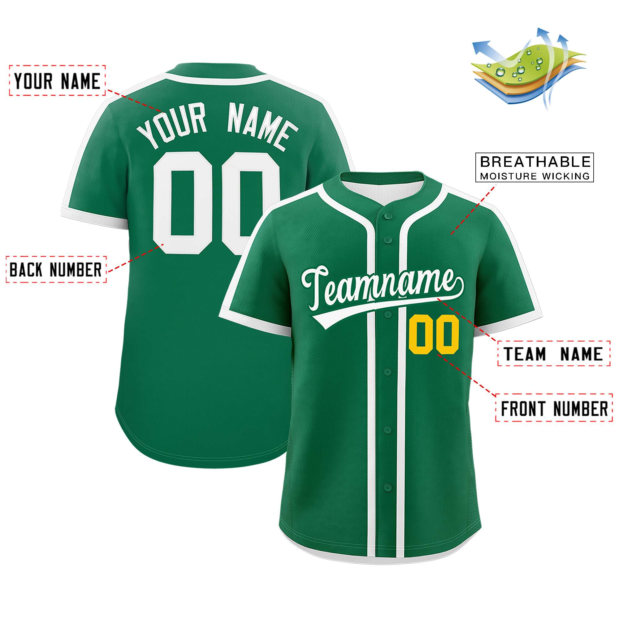 Benutzerdefinierte personalisierte klassische authentische Baseball-Trikot
