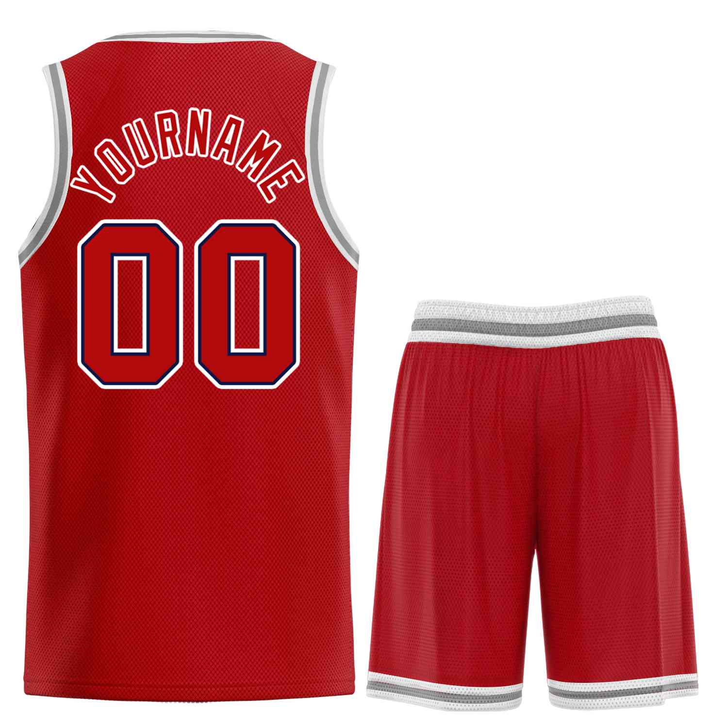 Custom Classic Sets gebogenes Basketballtrikot