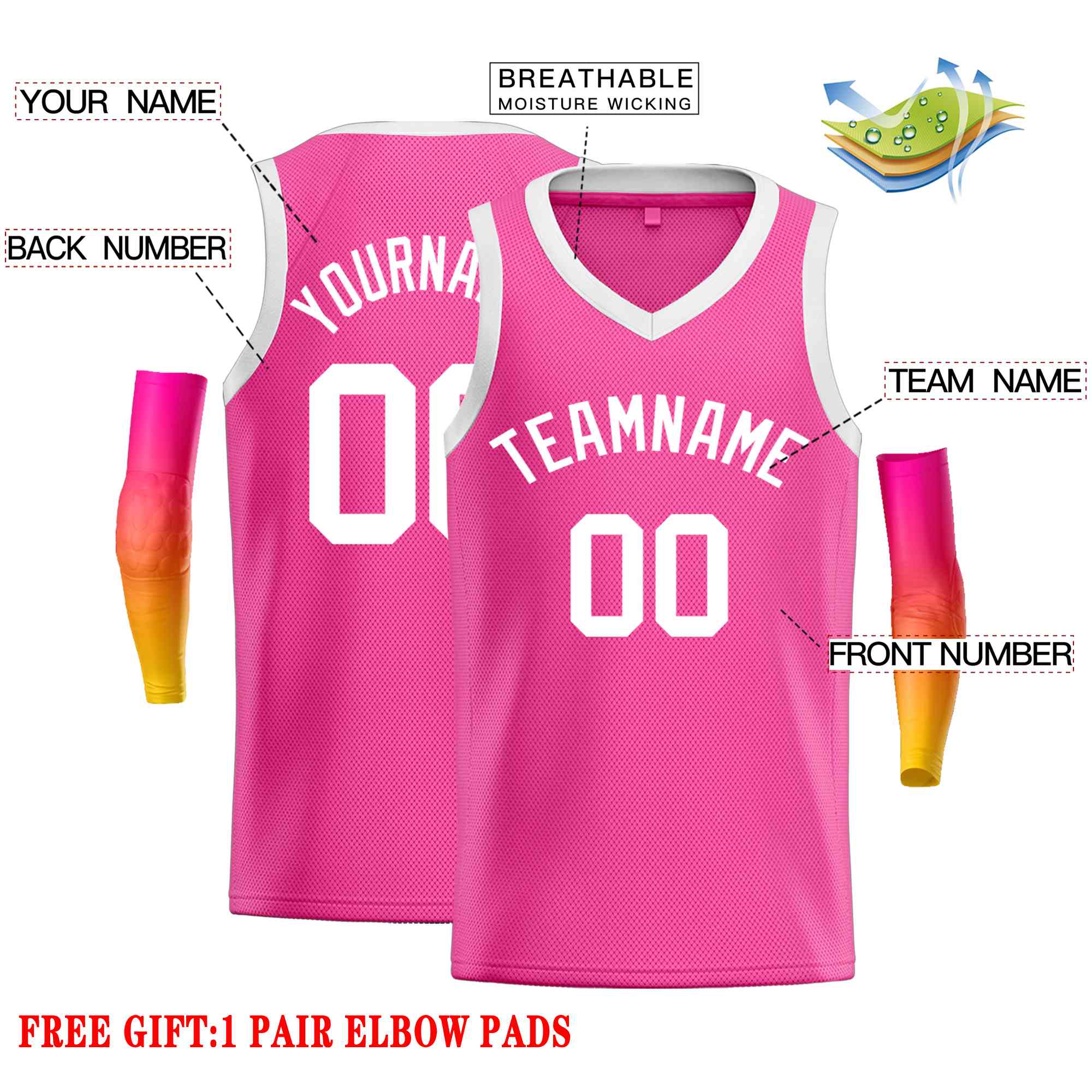 Custom Classic Tops Herren-Freizeit-Basketballtrikot