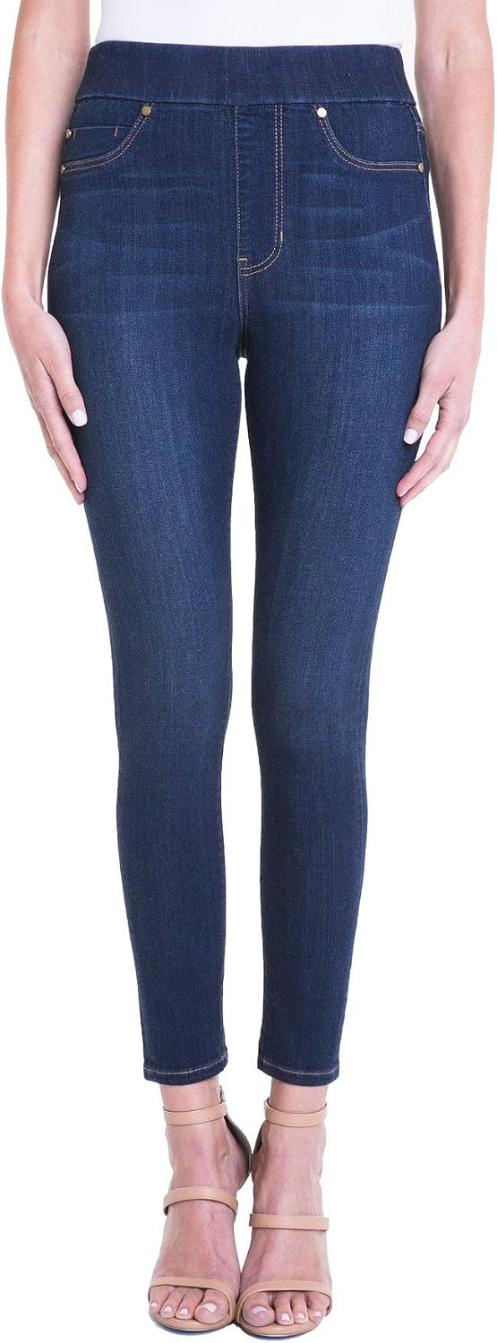 Women's Pull On Ankle Jegging Jeans Dark Wash