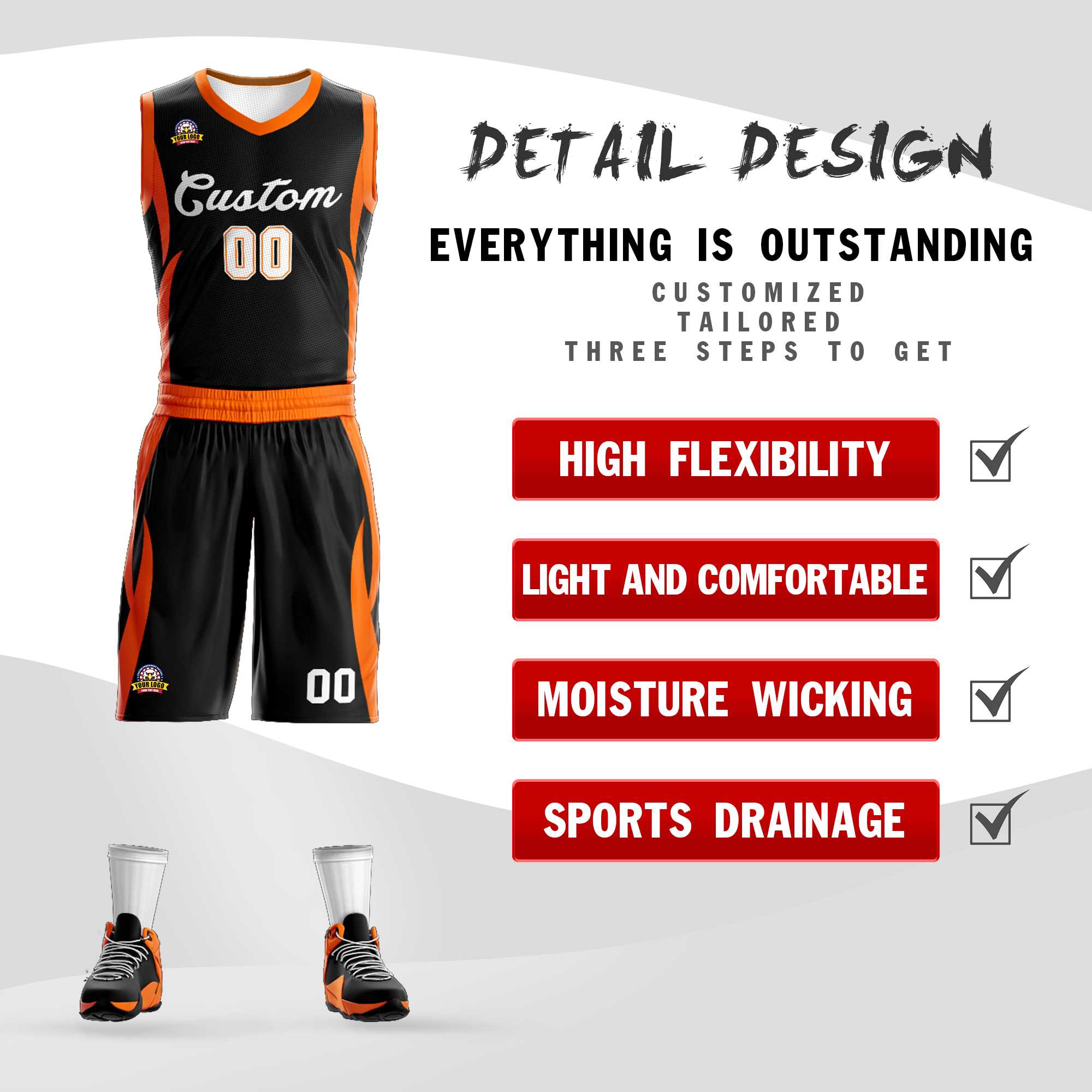 Custom Classic Sets Mesh-Basketballtrikot Custom Classic Sets Mesh-Basketballtrikot