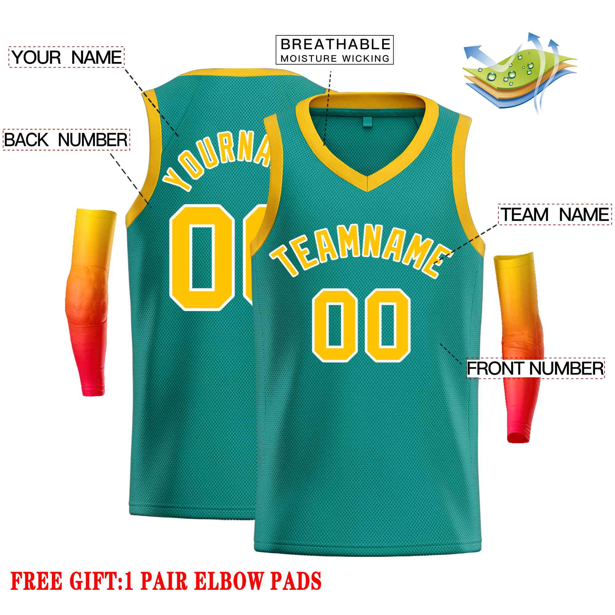 Custom Classic Tops Herren-Freizeit-Basketballtrikot