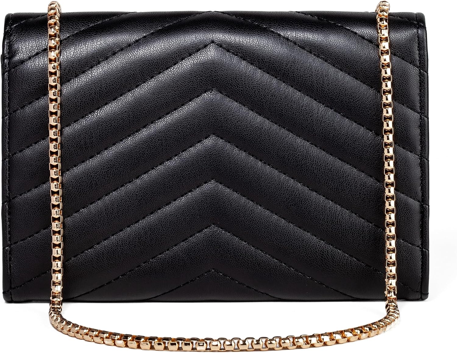 Women's Quilted PU Leather Mini Chain Crossbody Bag Women's Quilted PU Leather Mini Chain Crossbody Bag