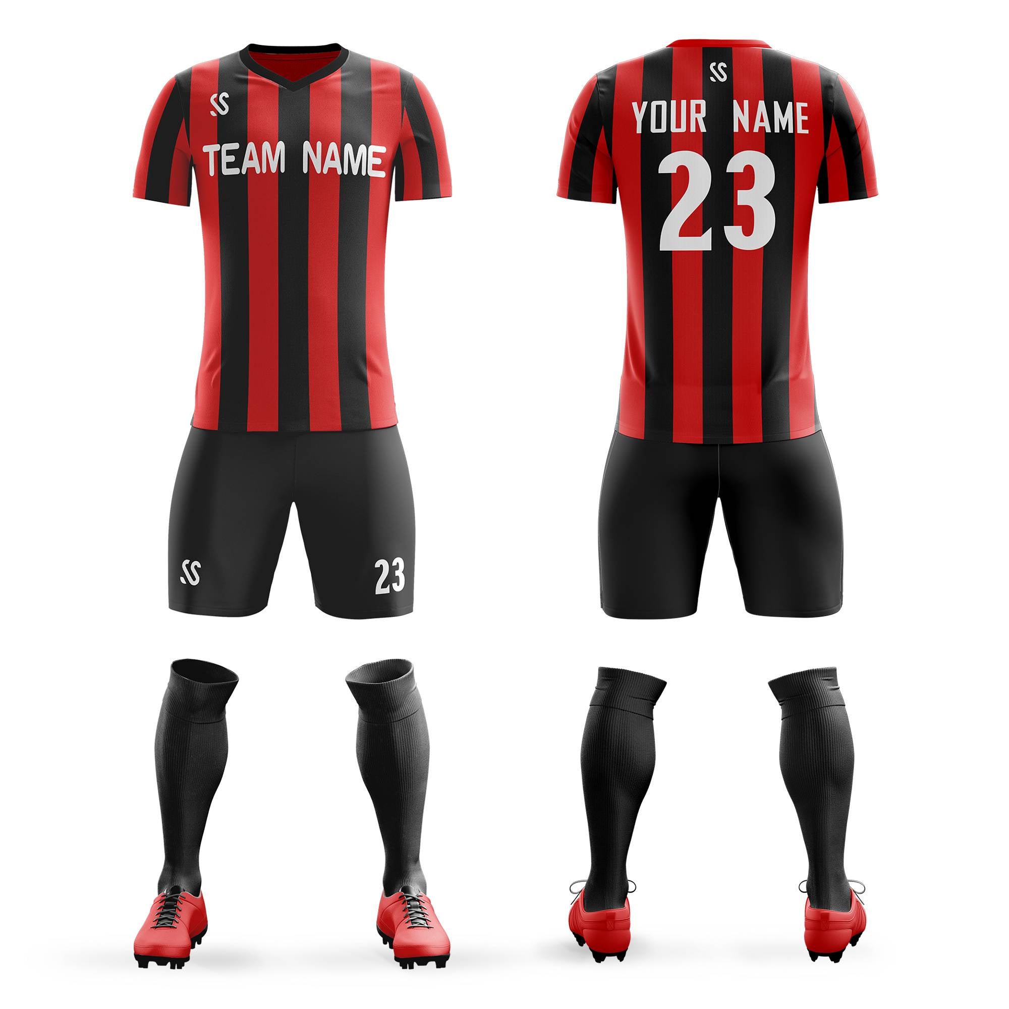Benutzerdefinierte Freizeitdruck-Sportbekleidung-Fußball-Sets-Trikot Benutzerdefinierte Freizeitdruck-Sportbekleidung-Fußball-Sets-Trikot