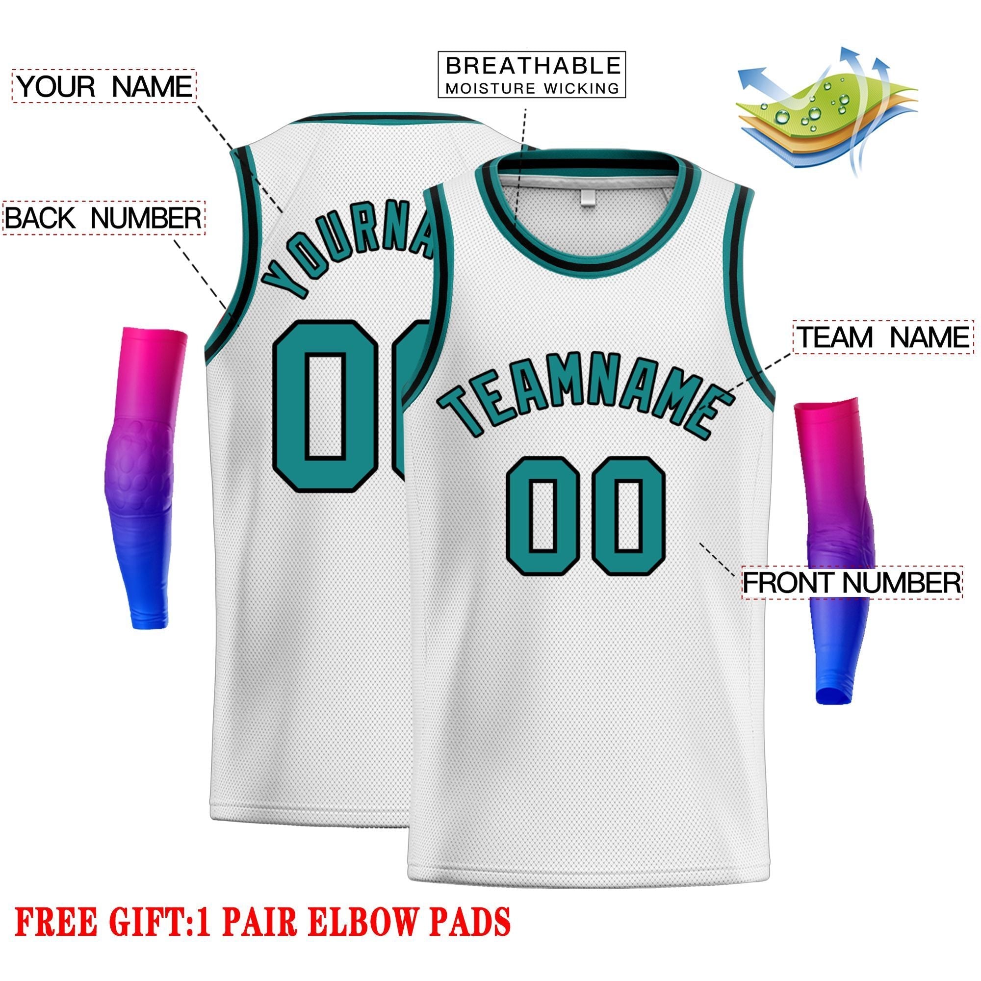 Custom Classic Tops Herren-Freizeit-Basketballtrikot