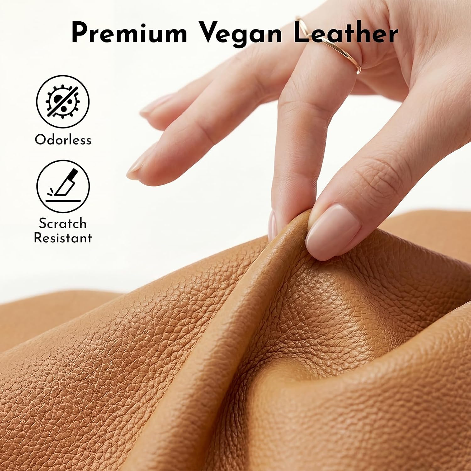 Women's Mini Vegan Leather Top-Handle Bucket Bag, Tan Women's Mini Vegan Leather Top-Handle Bucket Bag, Tan