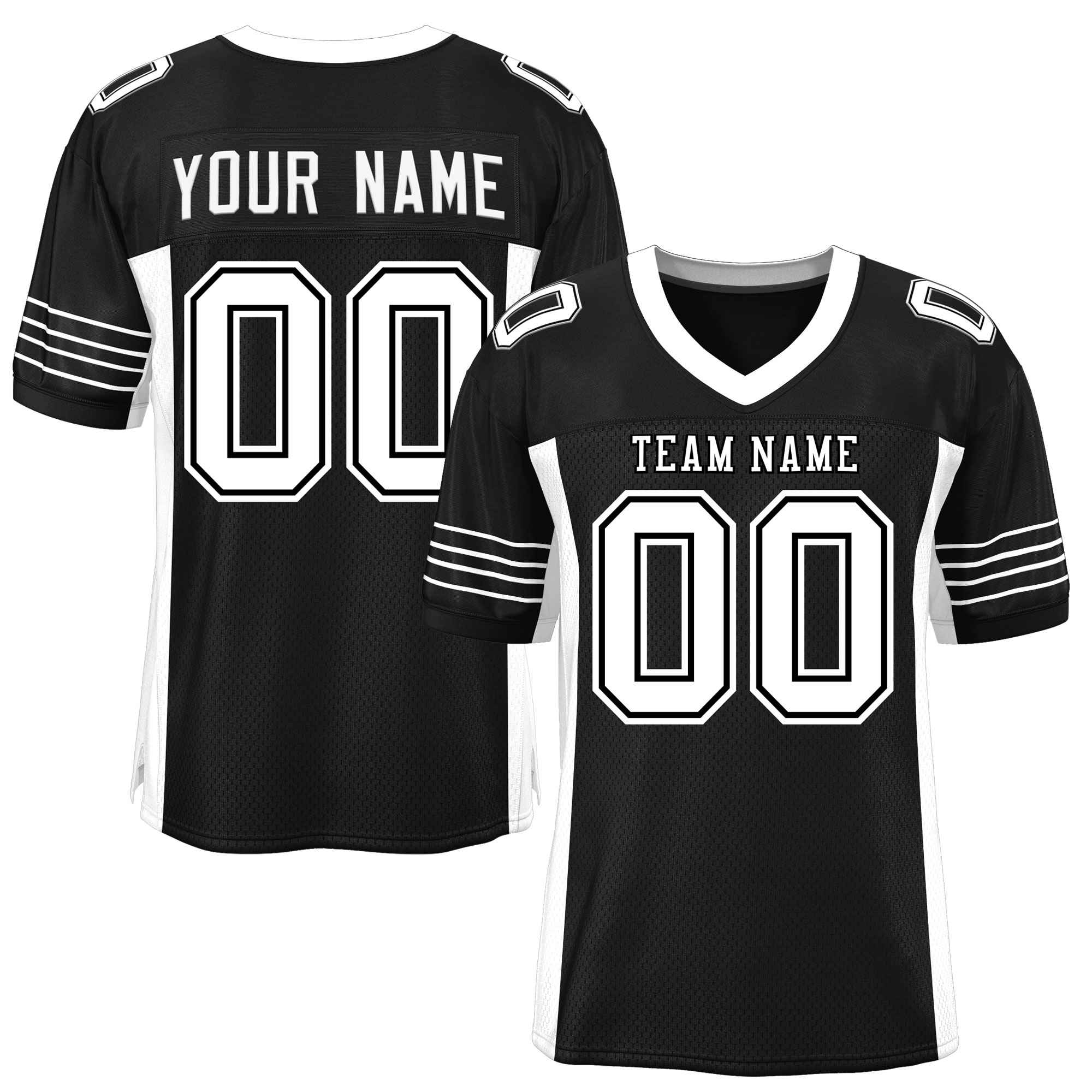 Authentisches Mesh-Fußballtrikot mit individuellem Einsatz und Farbdesign