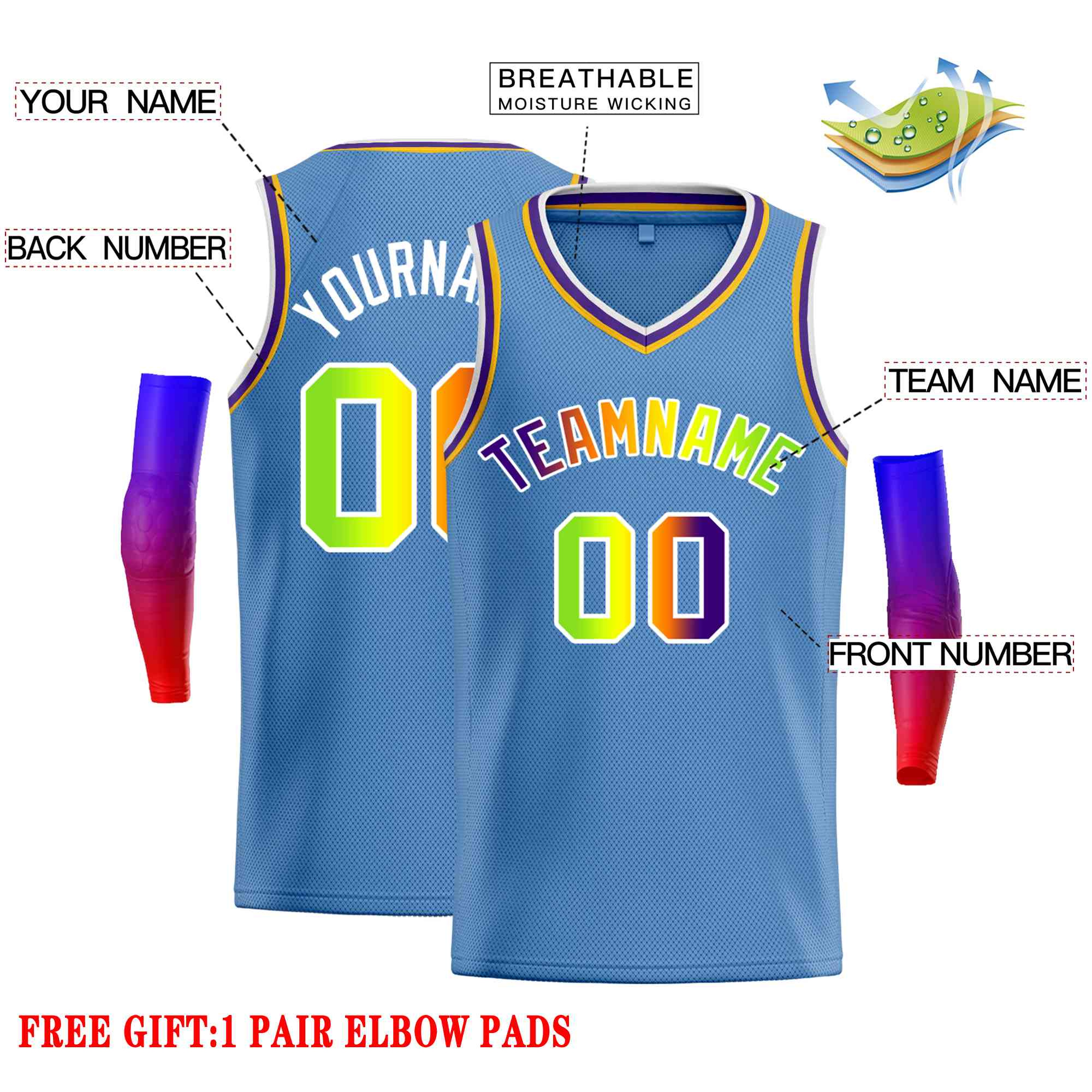 Custom Classic Tops Herren-Freizeit-Basketballtrikot