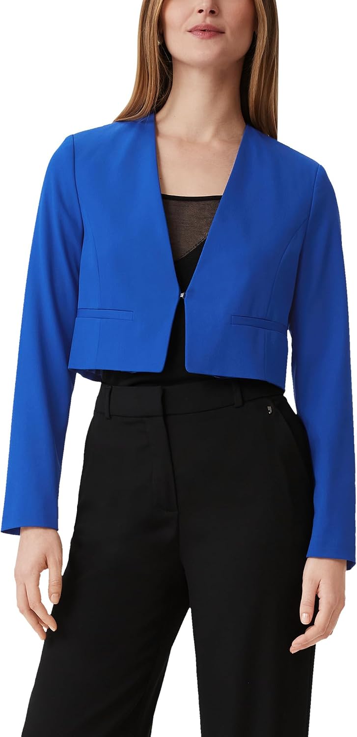 Womens Blazer Suit Jacket Single Breasted Notch Lapel Button Down Office Work Blazer