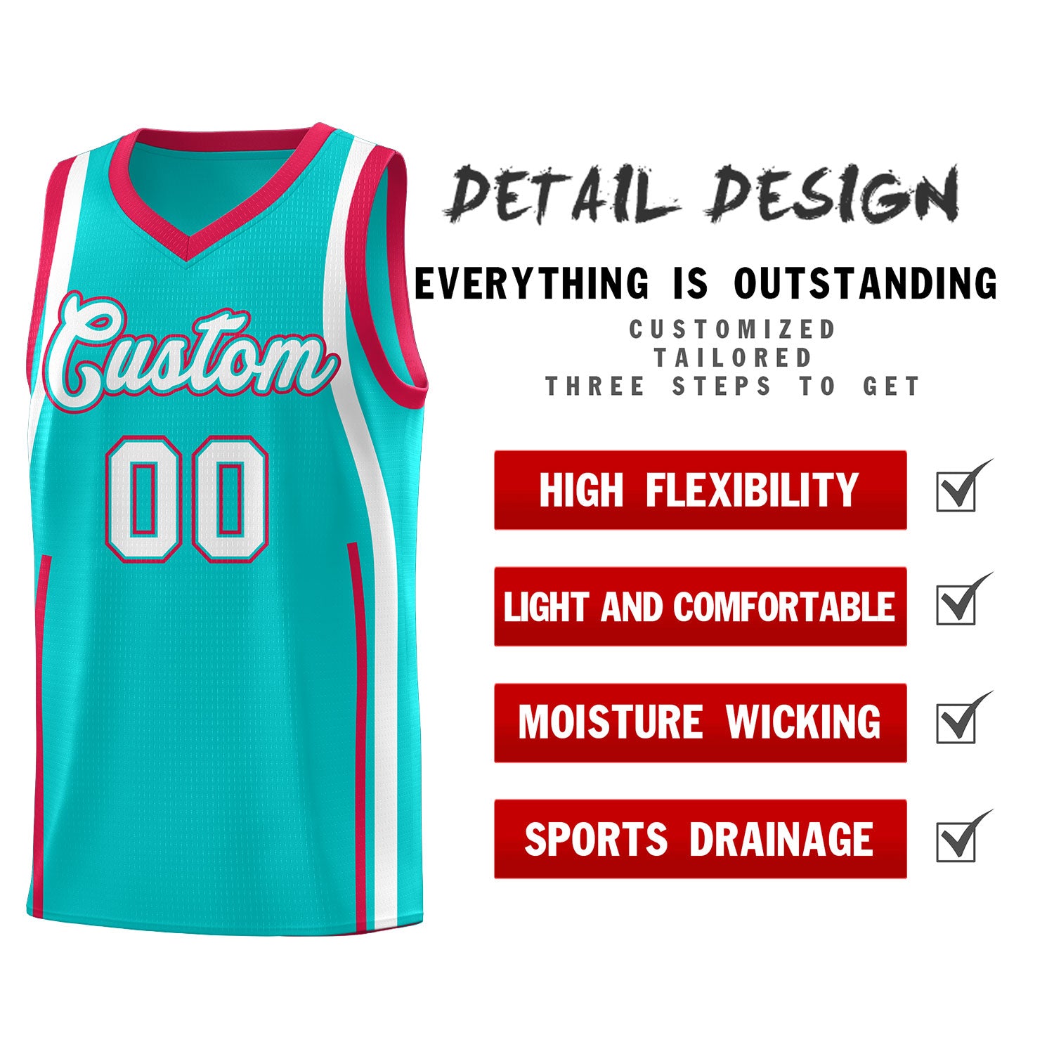 Benutzerdefinierte Basketball-Kits mit Bandmuster