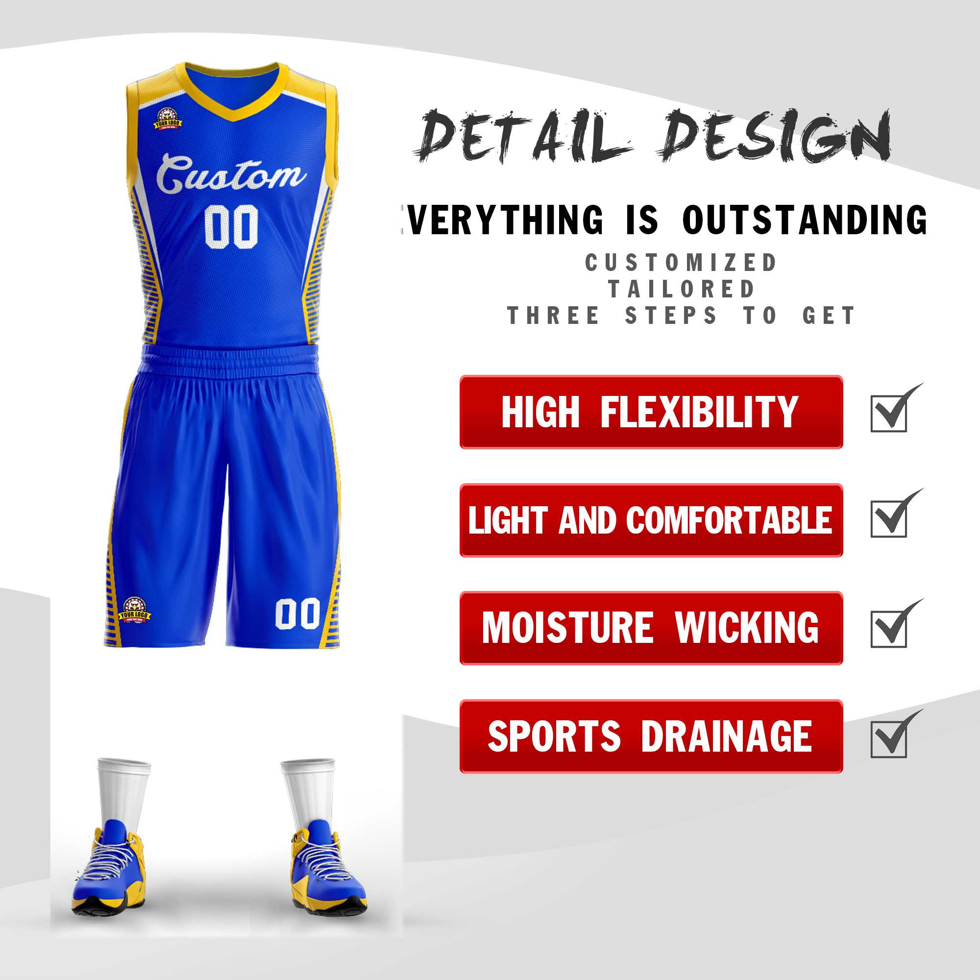 Custom Classic Sets Mesh-Basketballtrikot Custom Classic Sets Mesh-Basketballtrikot
