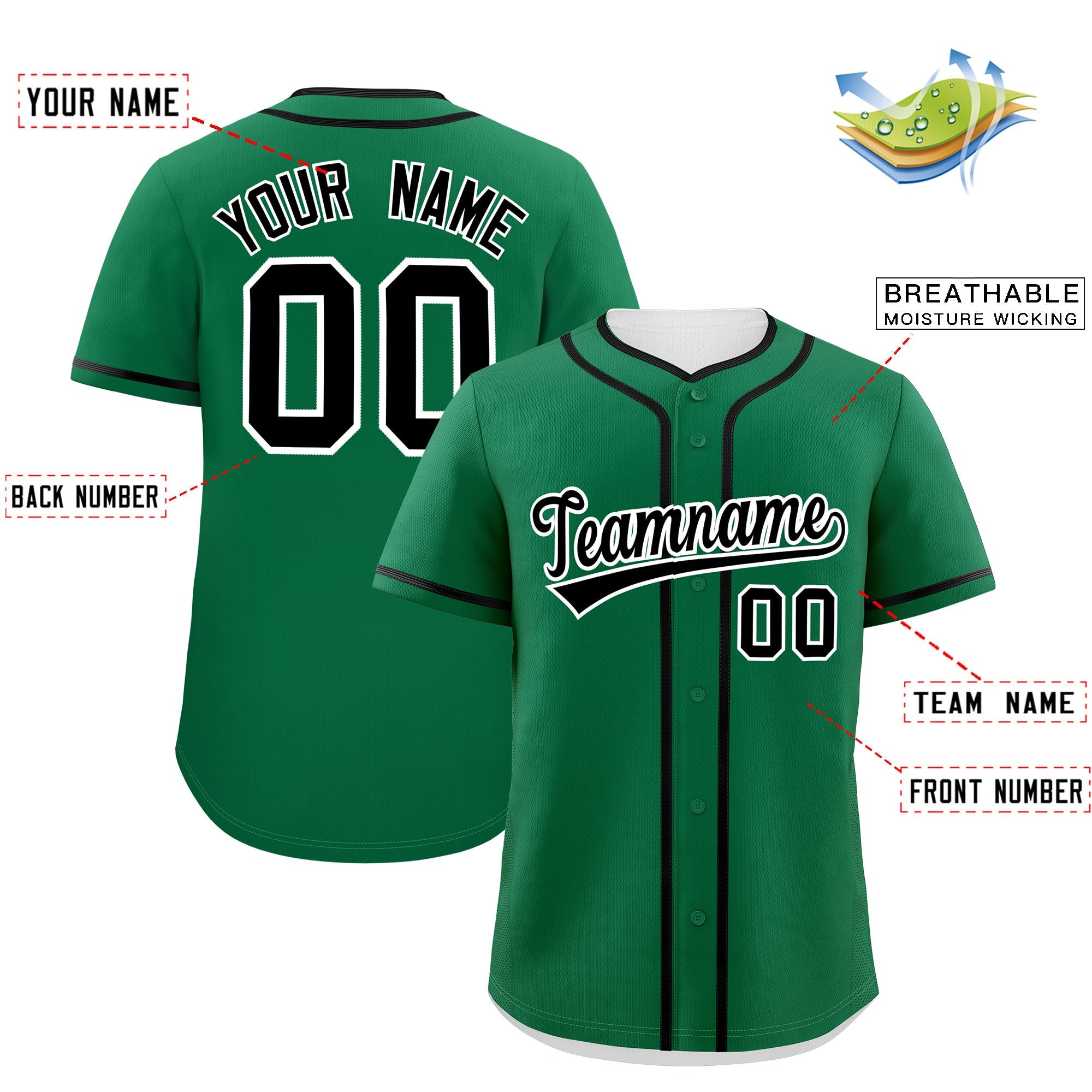 Benutzerdefinierte personalisierte klassische authentische Baseball-Trikot