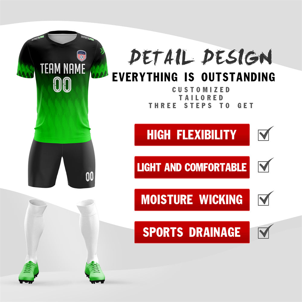 Benutzerdefinierte schnell trocknende Trainingsuniform-Fußball-Sets-Trikot