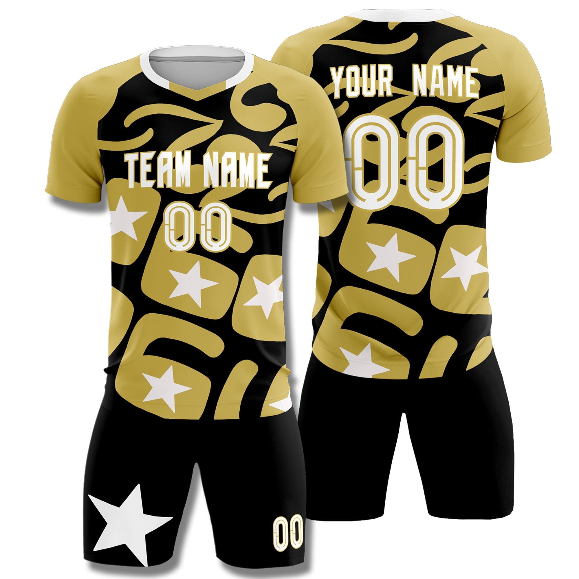 Benutzerdefiniertes, von der Weltmeisterschaft inspiriertes, atmungsaktives Fußballtrikot mit Graffiti-Muster, das von America Star inspiriert wurde