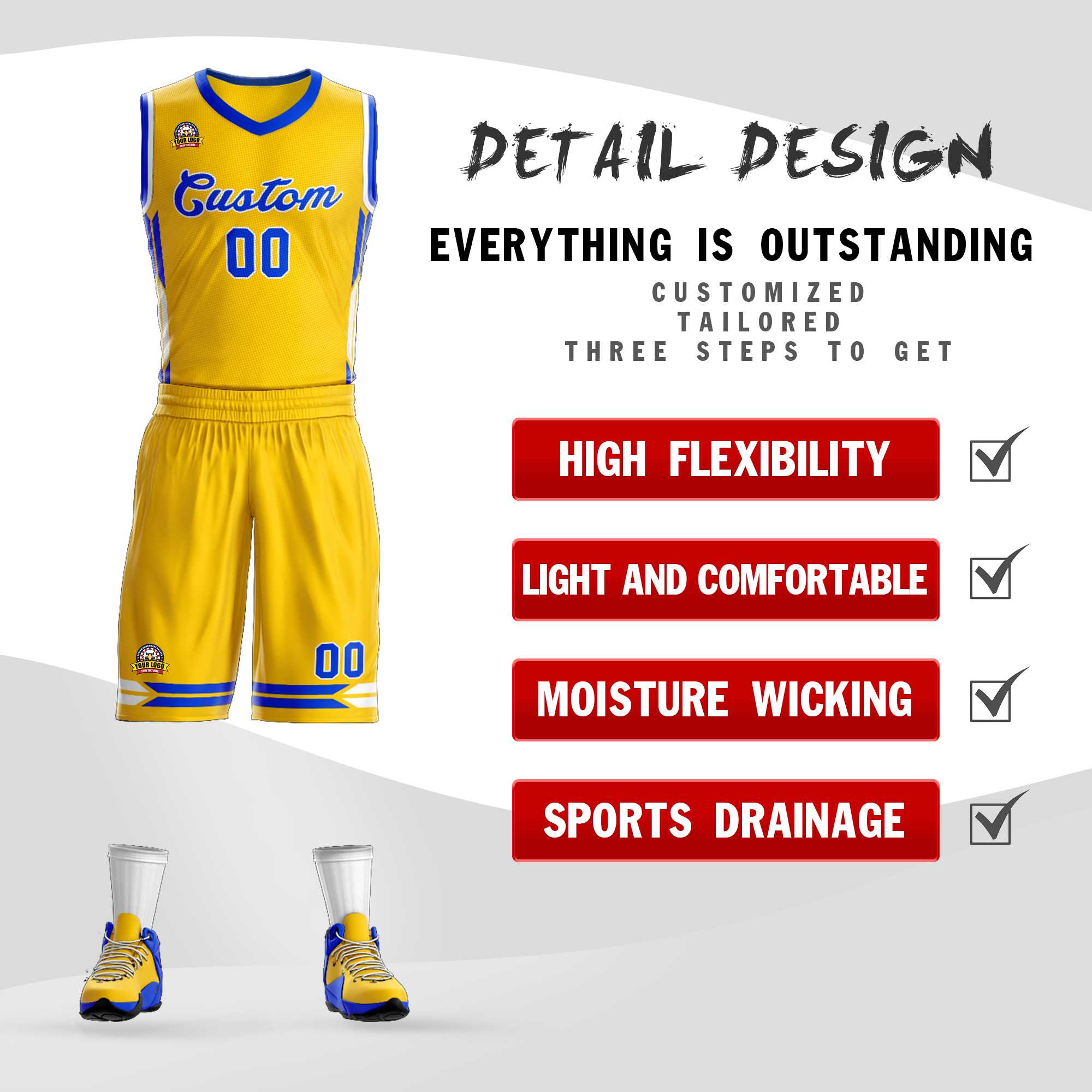 Custom Classic Sets Mesh-Basketballtrikot Custom Classic Sets Mesh-Basketballtrikot