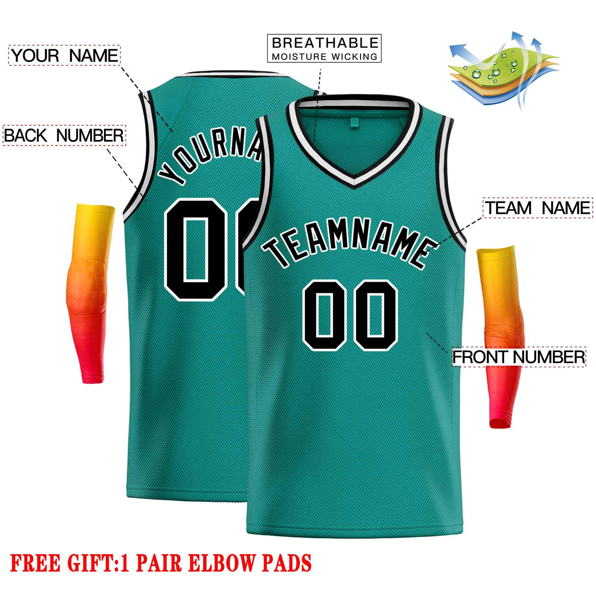 Custom Classic Tops Herren-Freizeit-Basketballtrikot