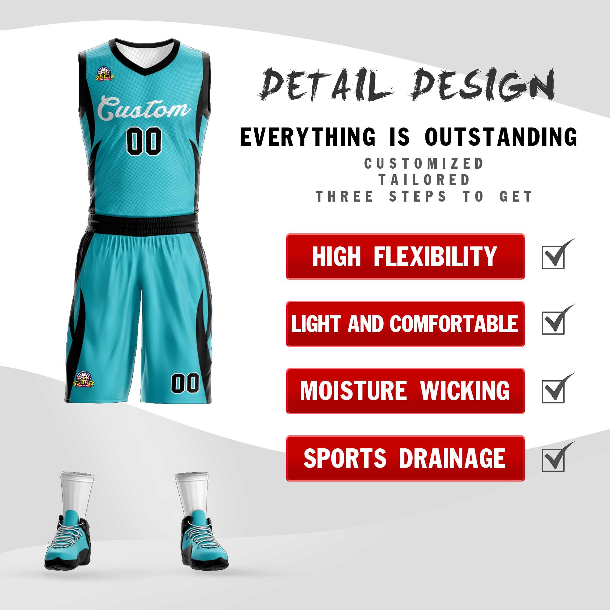 Custom Classic Sets Mesh-Basketballtrikot Custom Classic Sets Mesh-Basketballtrikot