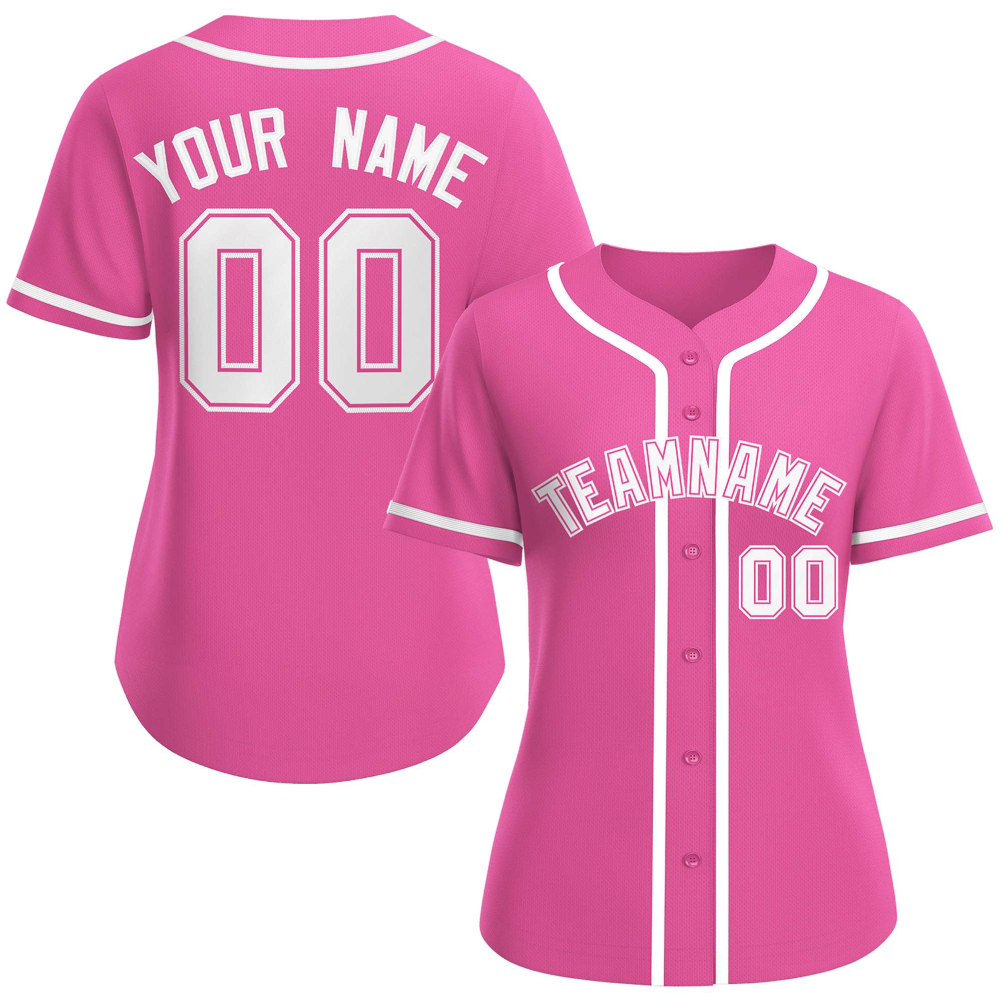 Individuelles Baseball-Trikot im klassischen Stil für Damen Individuelles Baseball-Trikot im klassischen Stil für Damen