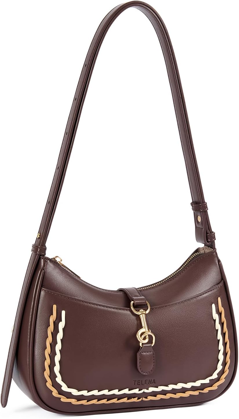 Shoulder Bag for Women Vegan Leather Women& 39 s Shoulder Purses Handbags with 2 Removable Strap Crossbody Bag Purses