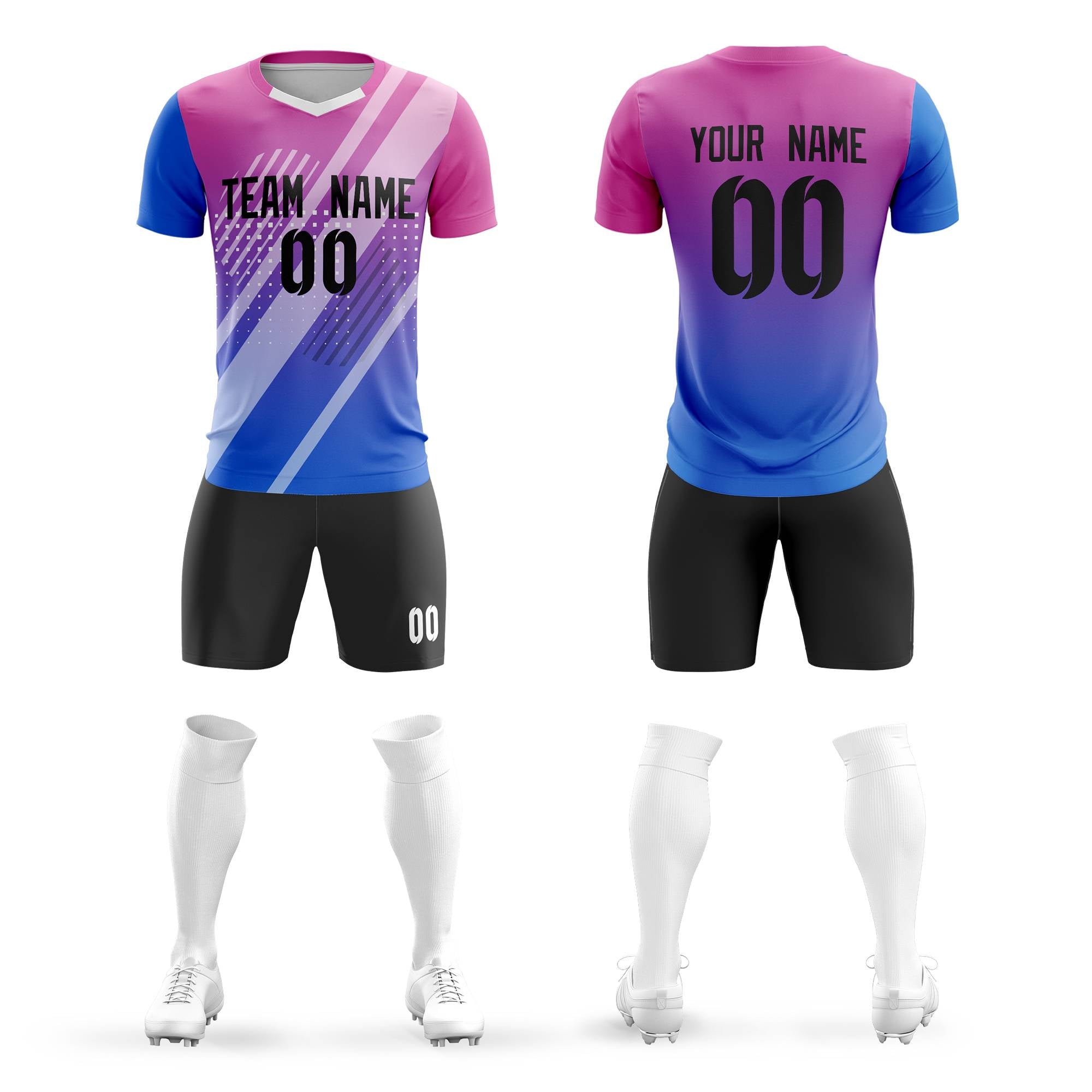 Benutzerdefinierte atmungsaktive Sport-Fußball-Sets-Trikot