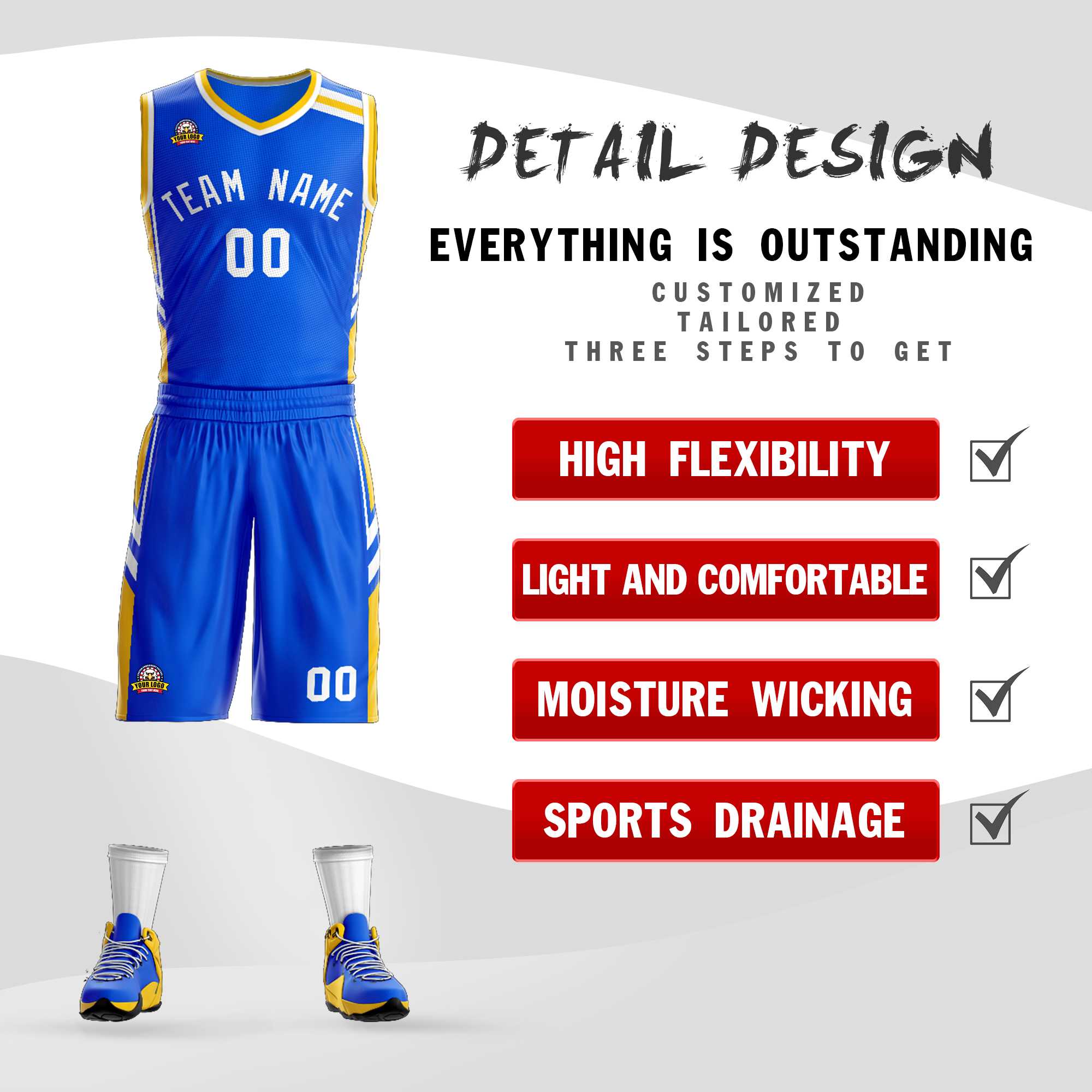 Custom Classic Sets Mesh-Basketballtrikot Custom Classic Sets Mesh-Basketballtrikot