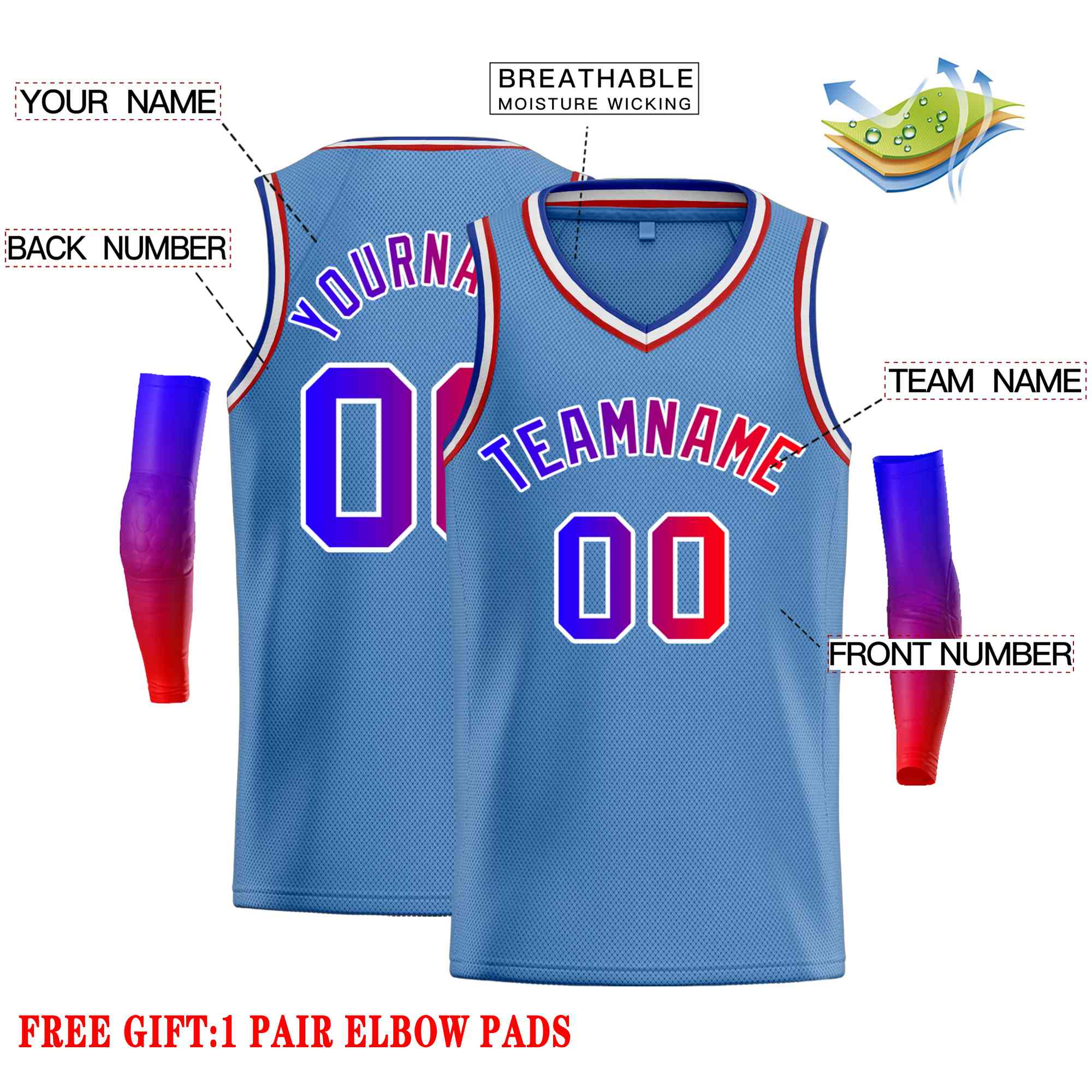 Custom Classic Tops Herren-Freizeit-Basketballtrikot