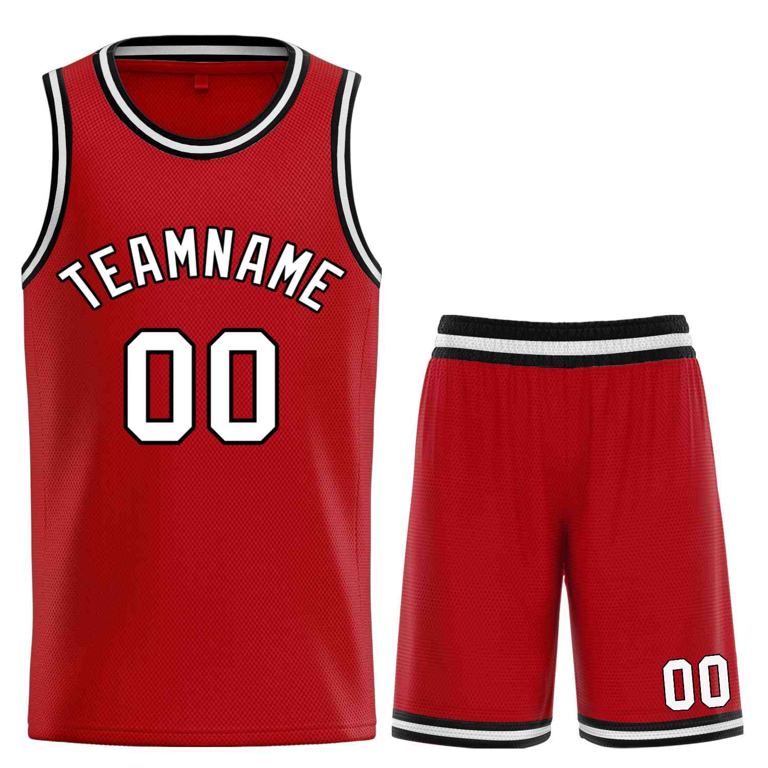 Custom Classic Sets gebogenes Basketballtrikot