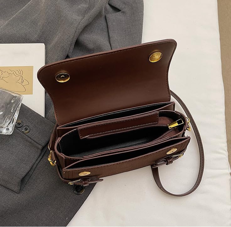 Women's Geometric Leather Doctor Bag Satchel