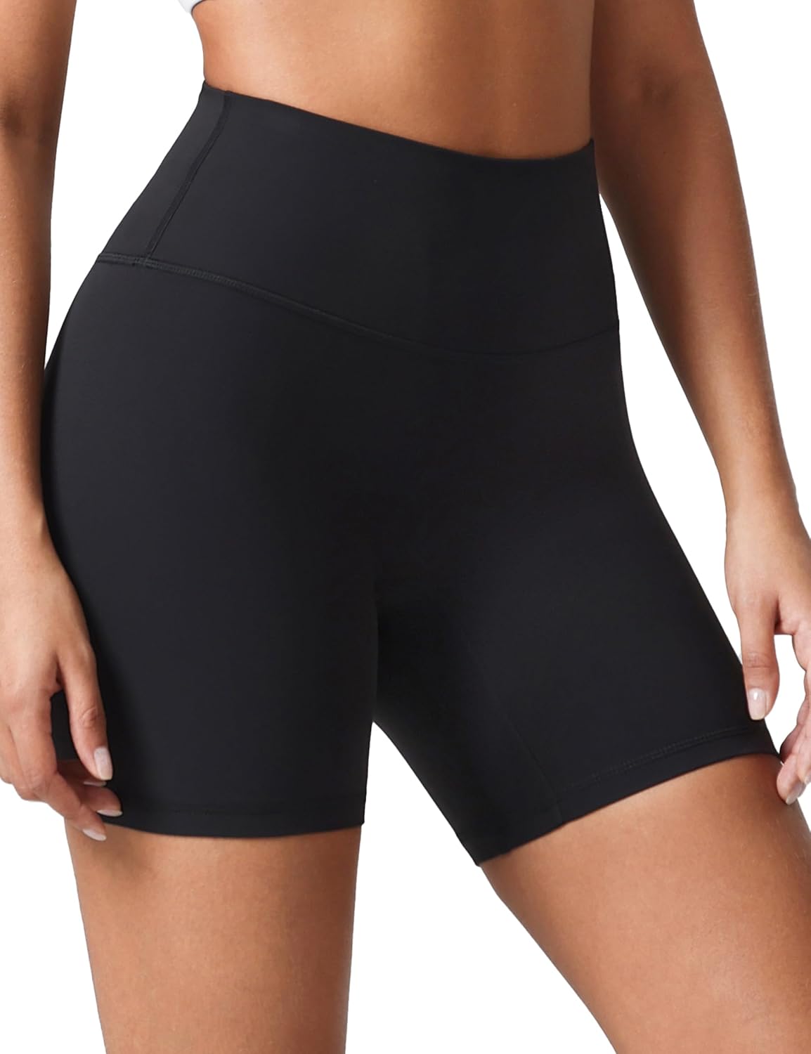 Dreamlux No Front Seam High Waist Biker Shorts for Women 6