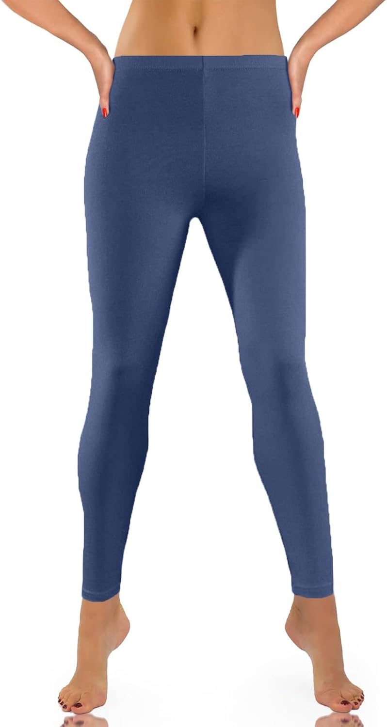 Yoga Pants Women Mid-Rise Compression Leggings Stretchy Butt Lift Capris Tights Jogger Gym Pants