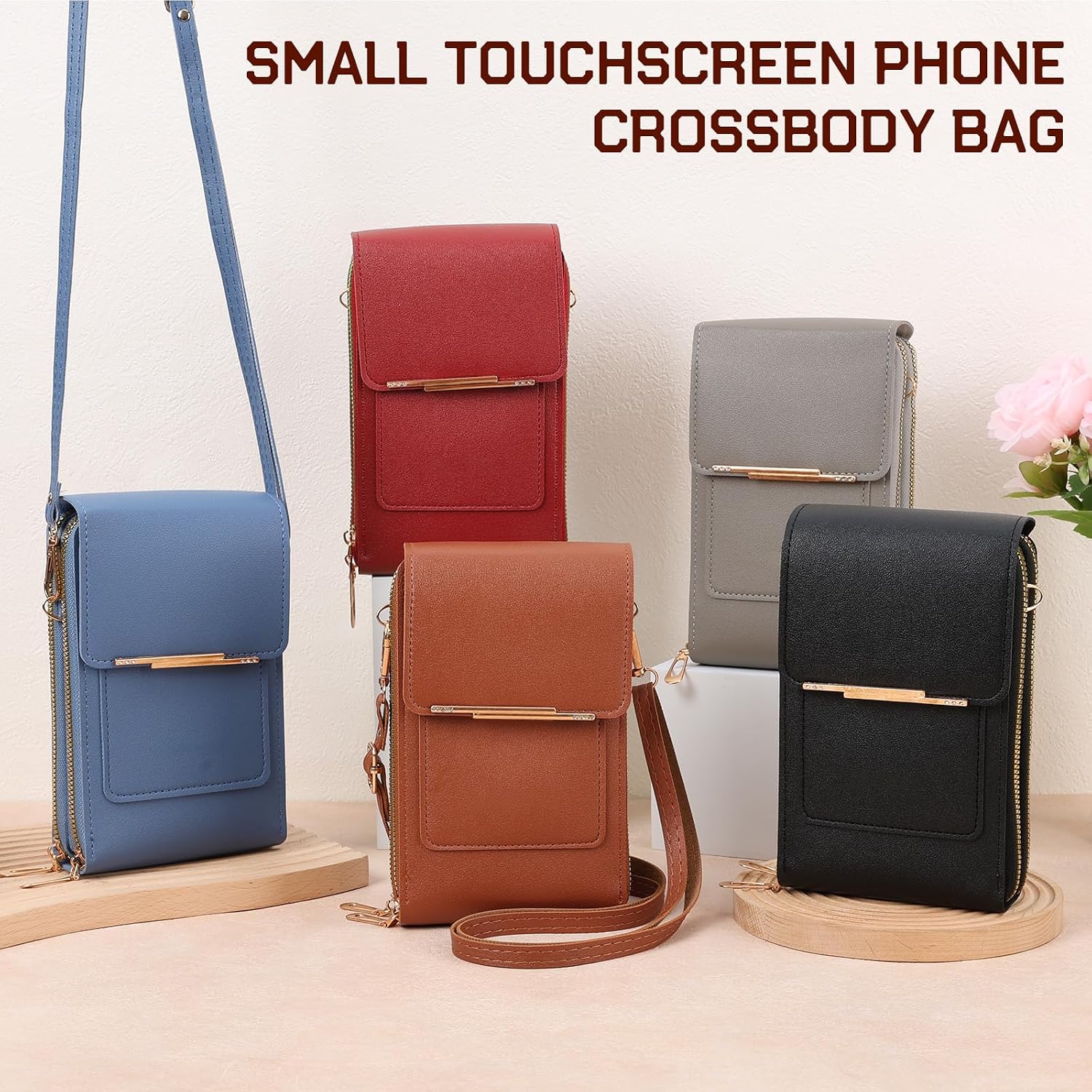Women's Touchscreen Crossbody Phone Purse with Card Slots Women's Touchscreen Crossbody Phone Purse with Card Slots