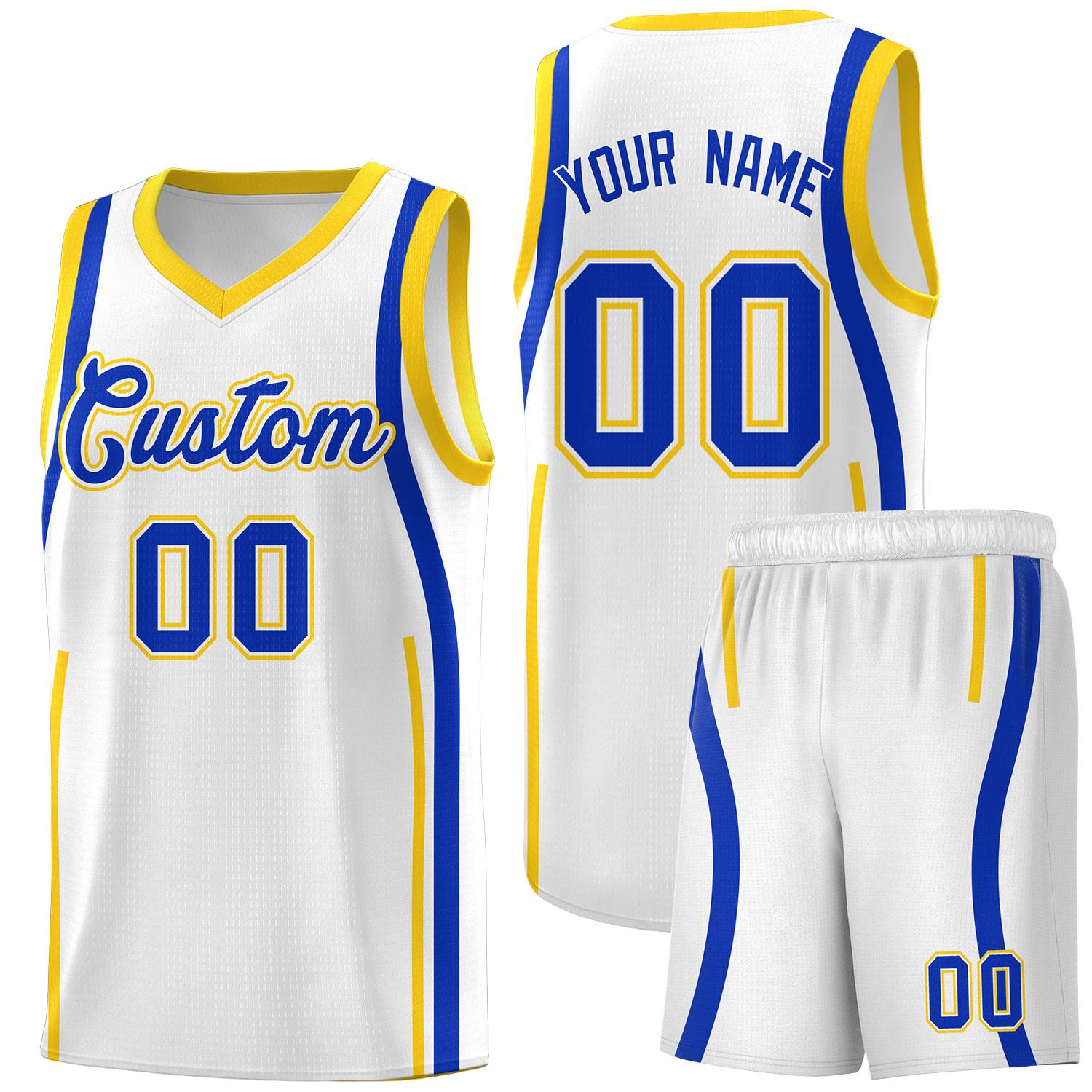 Benutzerdefinierte Basketball-Kits mit Bandmuster