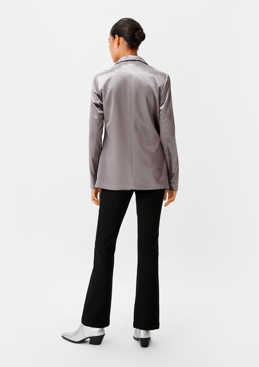 Womens Blazer Jacket Double Breasted Classic Tailored Button Down Business Casual Blazer
