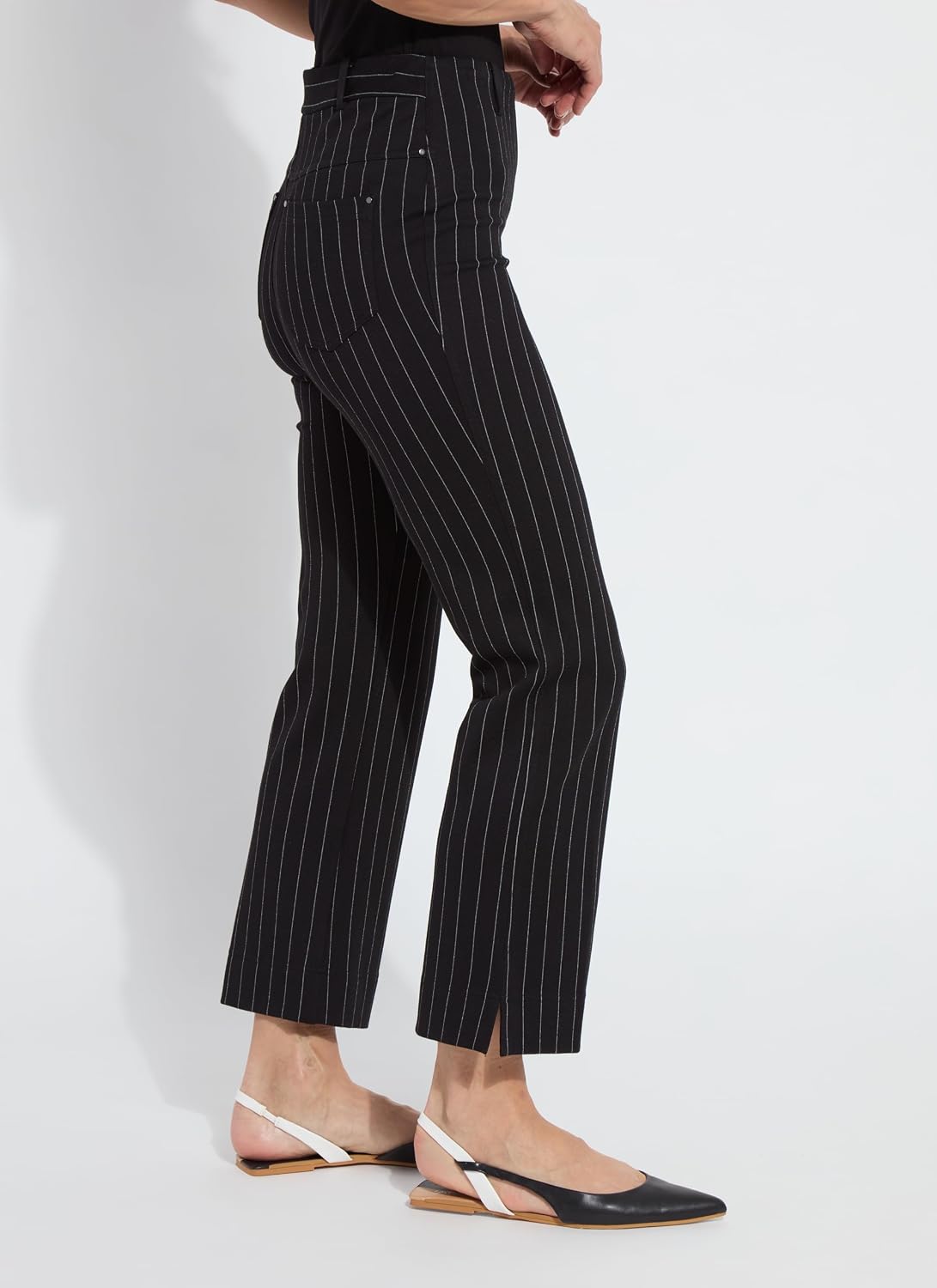 Baby Boot Ankle Pants for Women Cropped Dress Style Work Business Casual