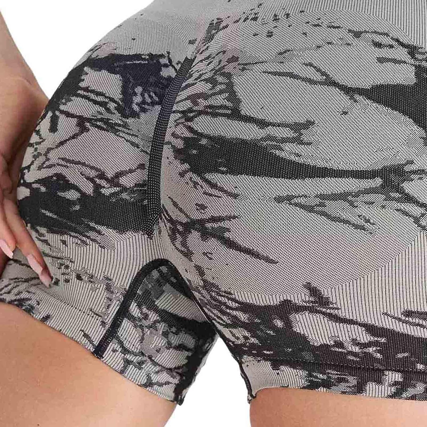 Women's Biker High Waisted Shorts Seamless Workout Leggings Short Gym Running Sports Activities