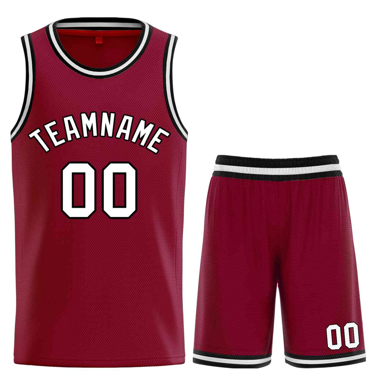 Custom Classic Sets gebogenes Basketballtrikot