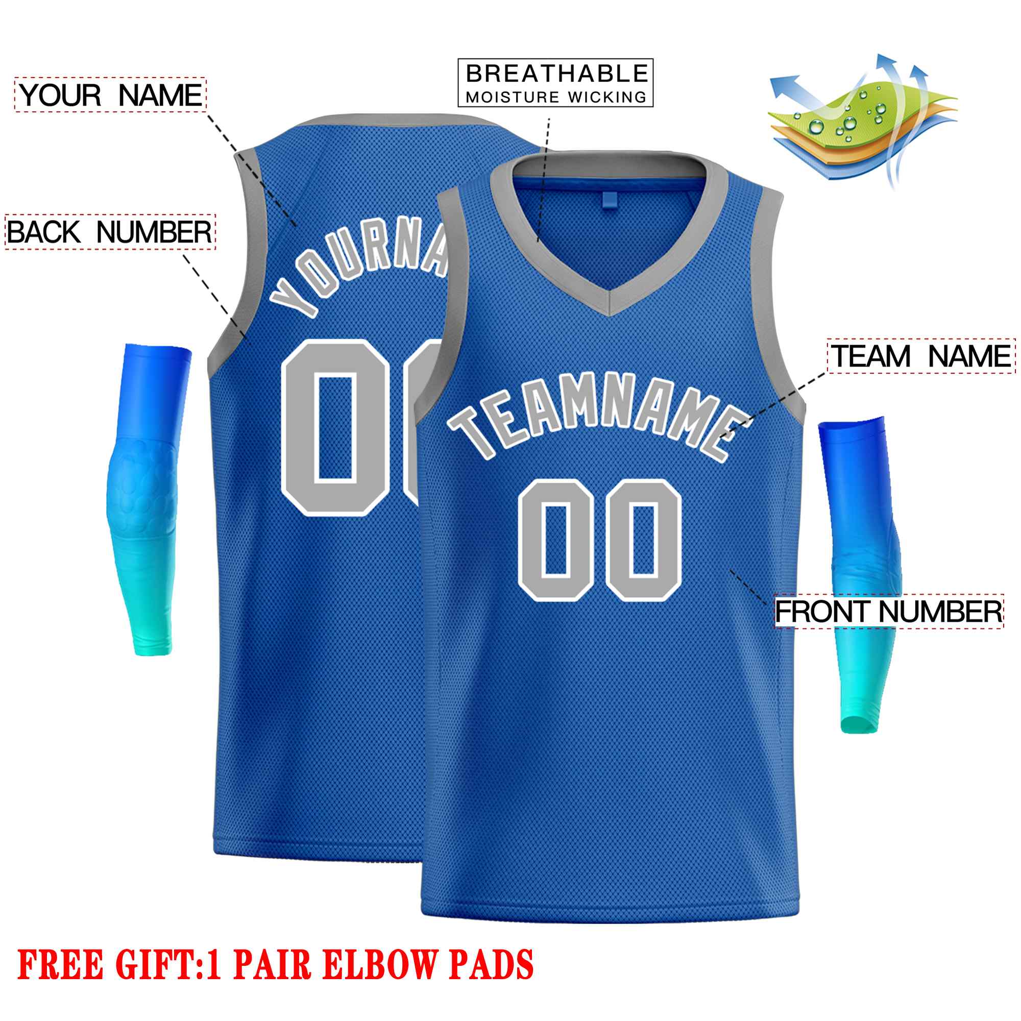 Custom Classic Tops Herren-Freizeit-Basketballtrikot