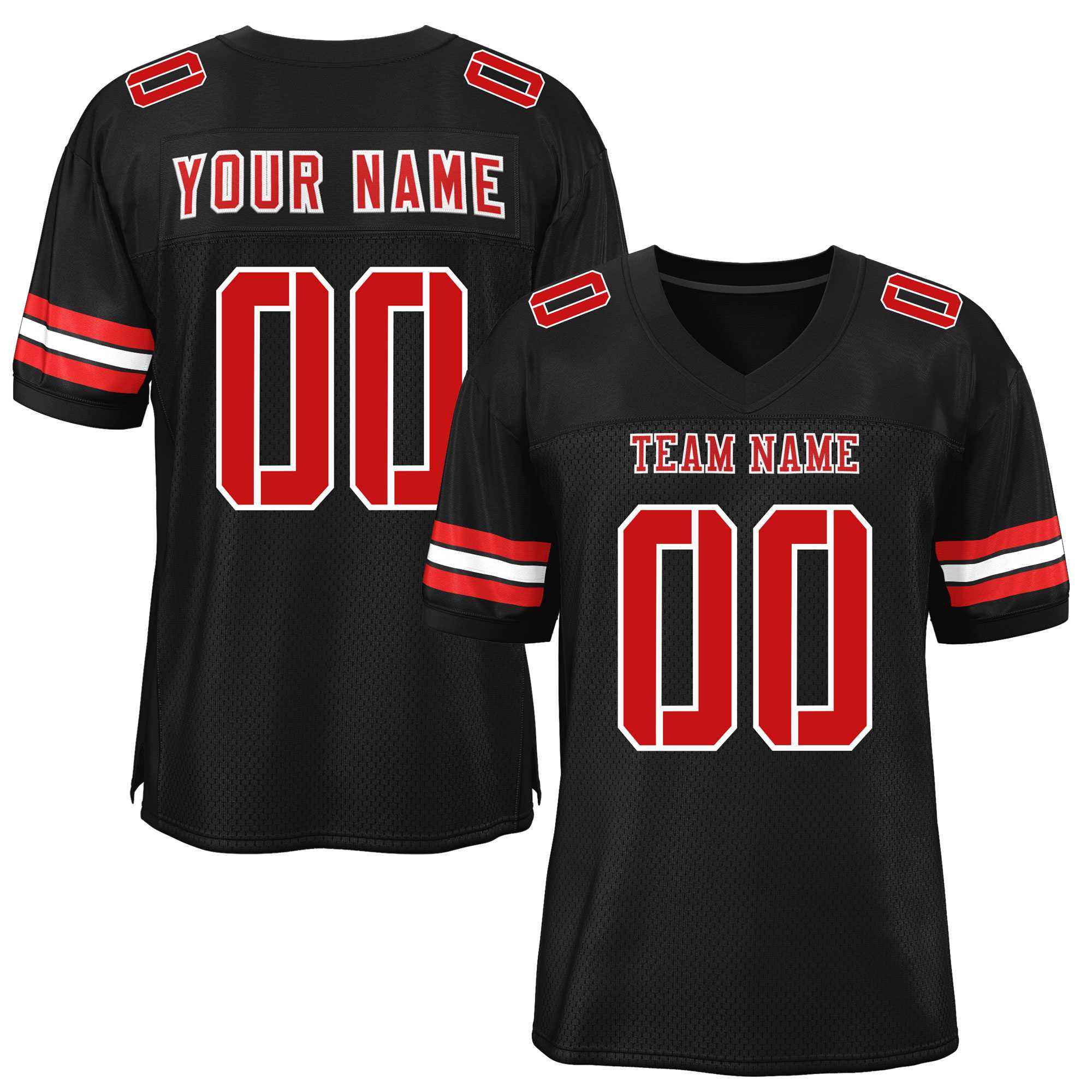 Maßgeschneidertes authentisches Mesh-Fußballtrikot im klassischen Stil