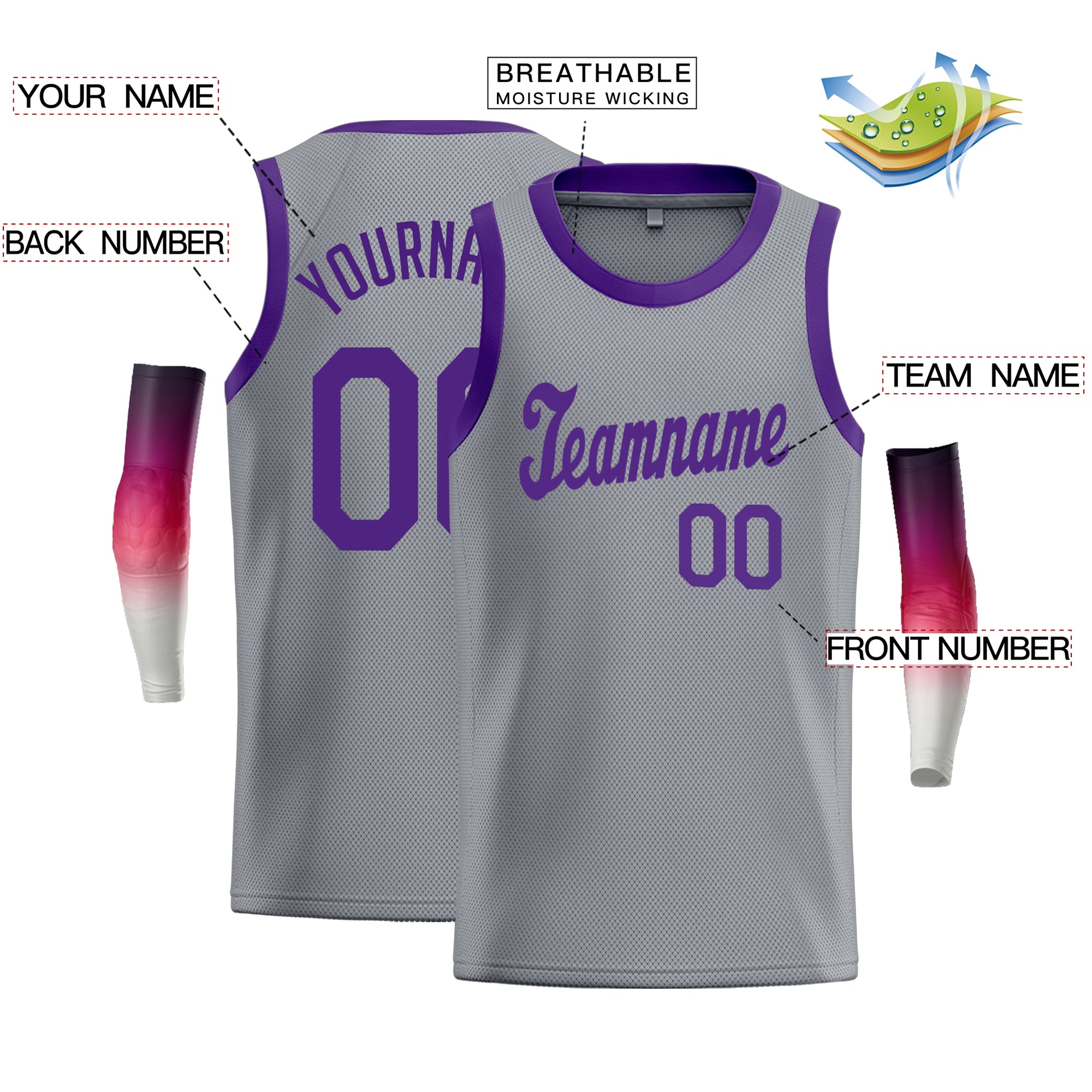 Benutzerdefinierte klassische Tops Fashion Sportwear Basketball-Trikot