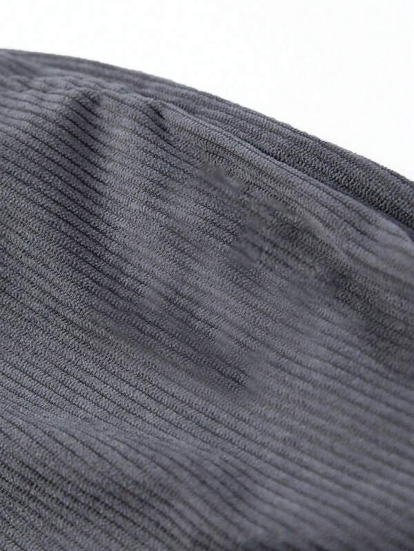 Lässige, gerade Hose aus Cord für Herren im Frühling und Herbst mit aufgedruckten Mustern, locker und vielseitig Lässige, gerade Hose aus Cord für Herren im Frühling und Herbst mit aufgedruckten Mustern, locker und vielseitig