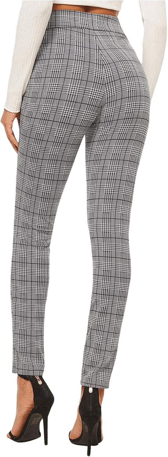 Women's Casual Dress Pants High Waisted Skinny Work Office Leggings
