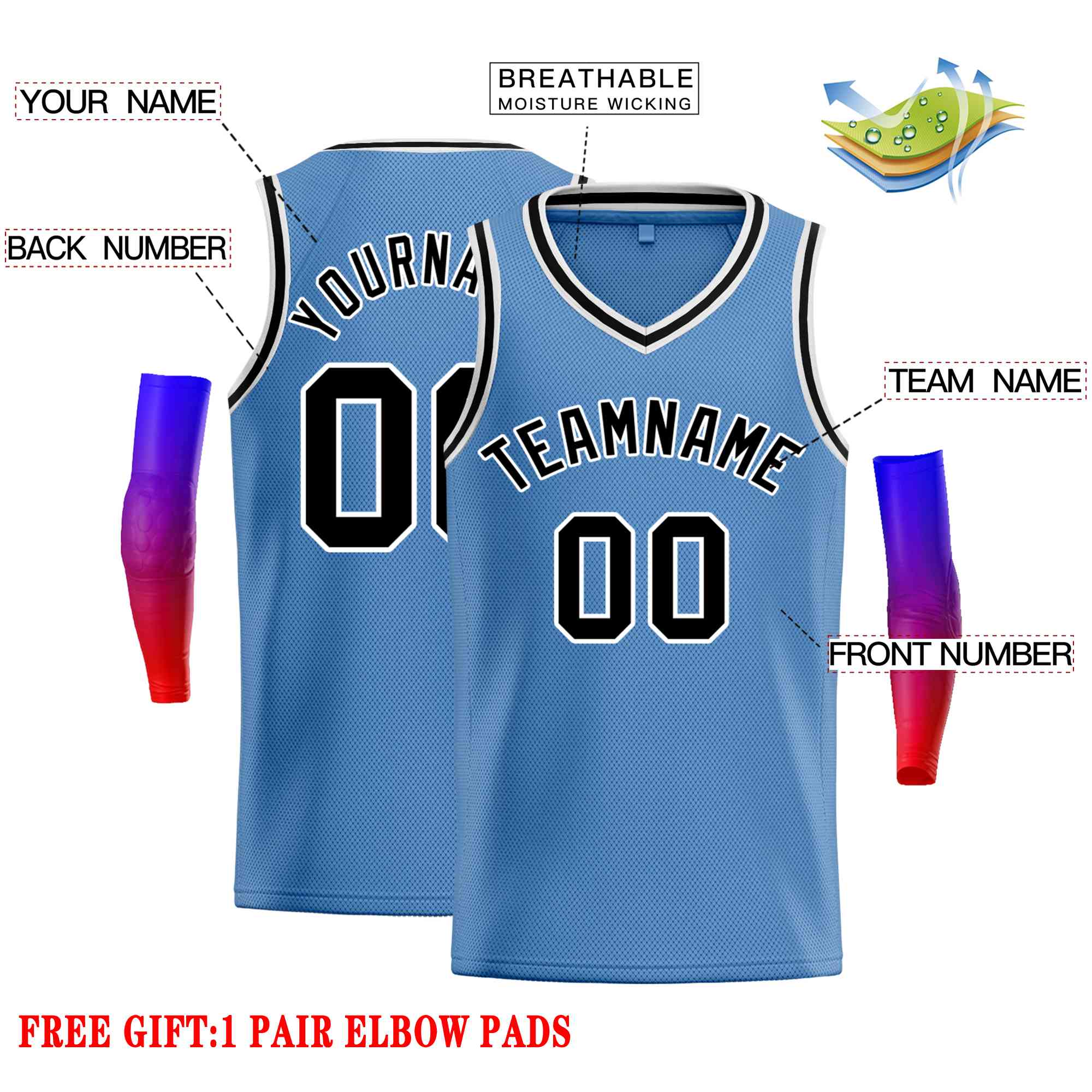Custom Classic Tops Herren-Freizeit-Basketballtrikot