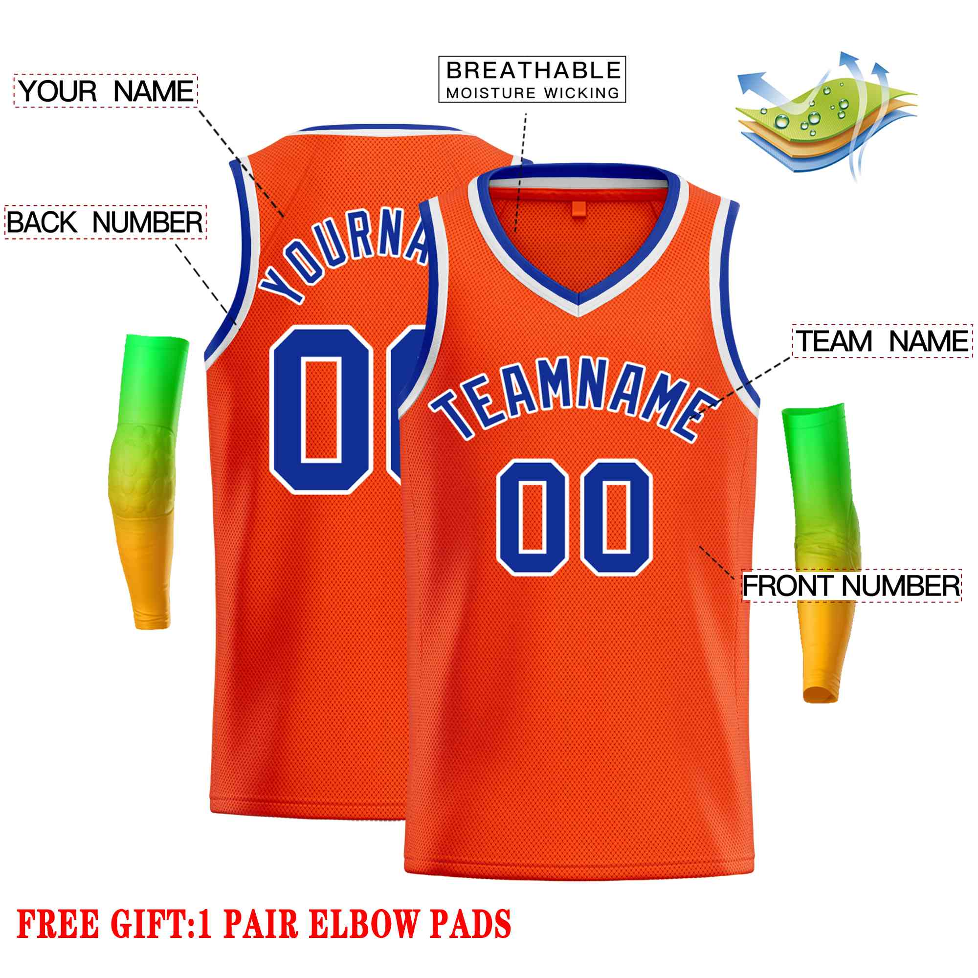 Custom Classic Tops Herren-Freizeit-Basketballtrikot