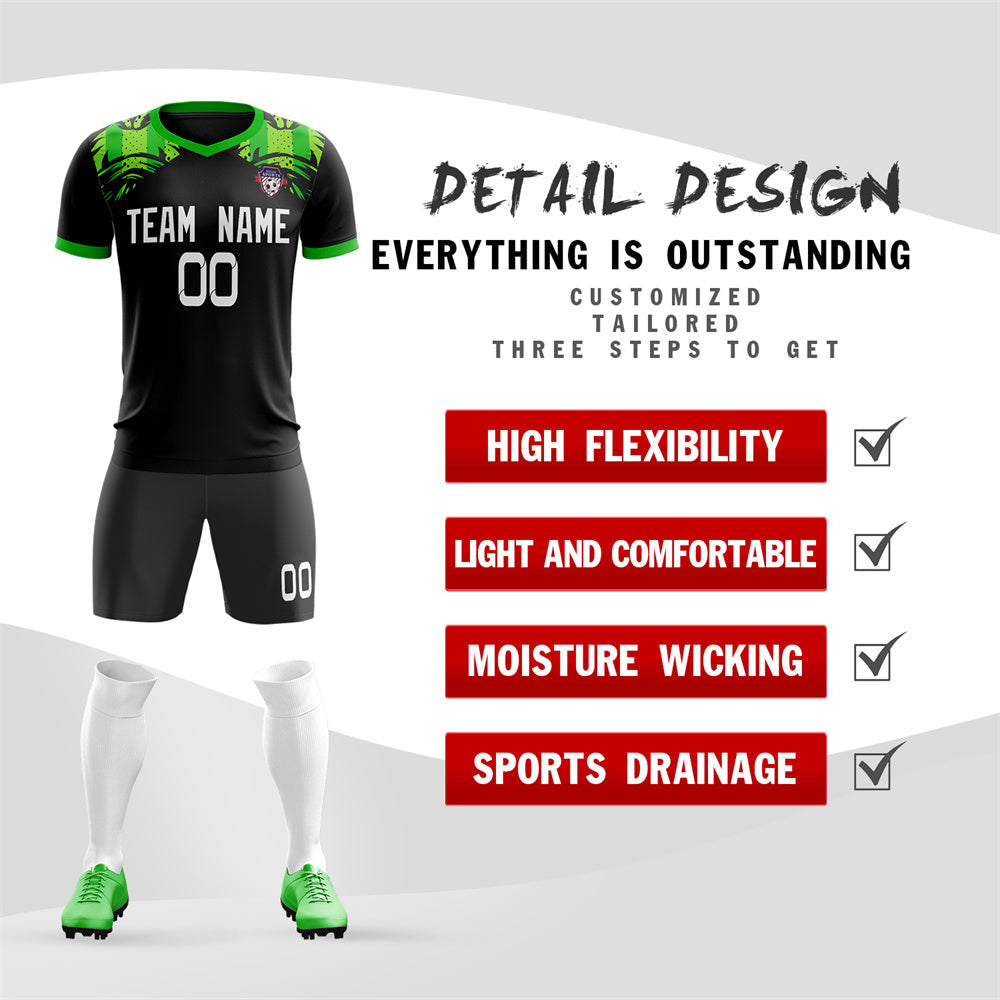 Maßgeschneiderte Soft-Trainingsuniform-Fußball-Sets-Trikots