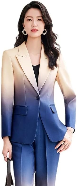 Women's Suit Printed Blazer Coats for Woman
